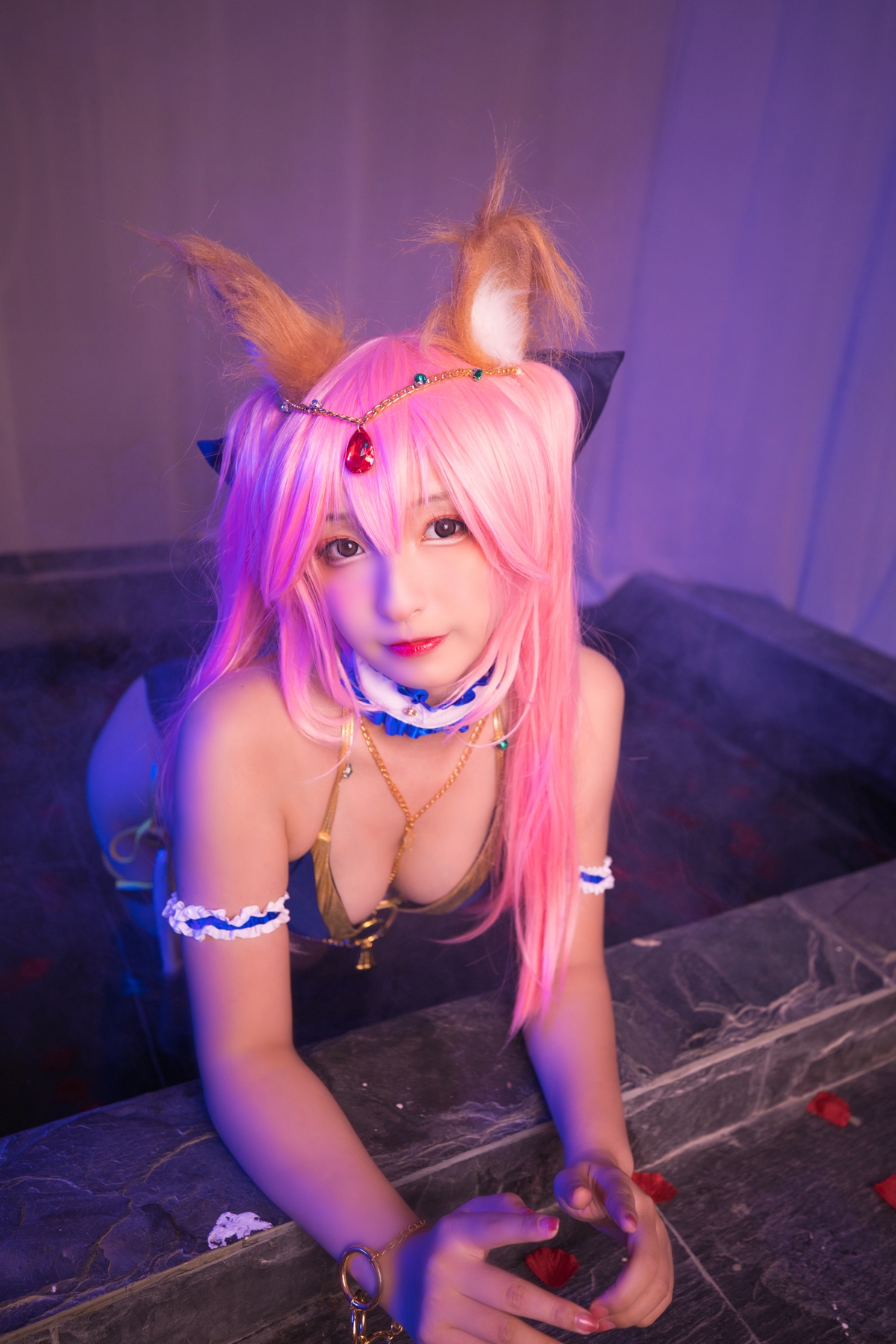 图片[4]-【coser】神乐坂真冬-玉藻前舞娘 Mysterious Love-COS世界