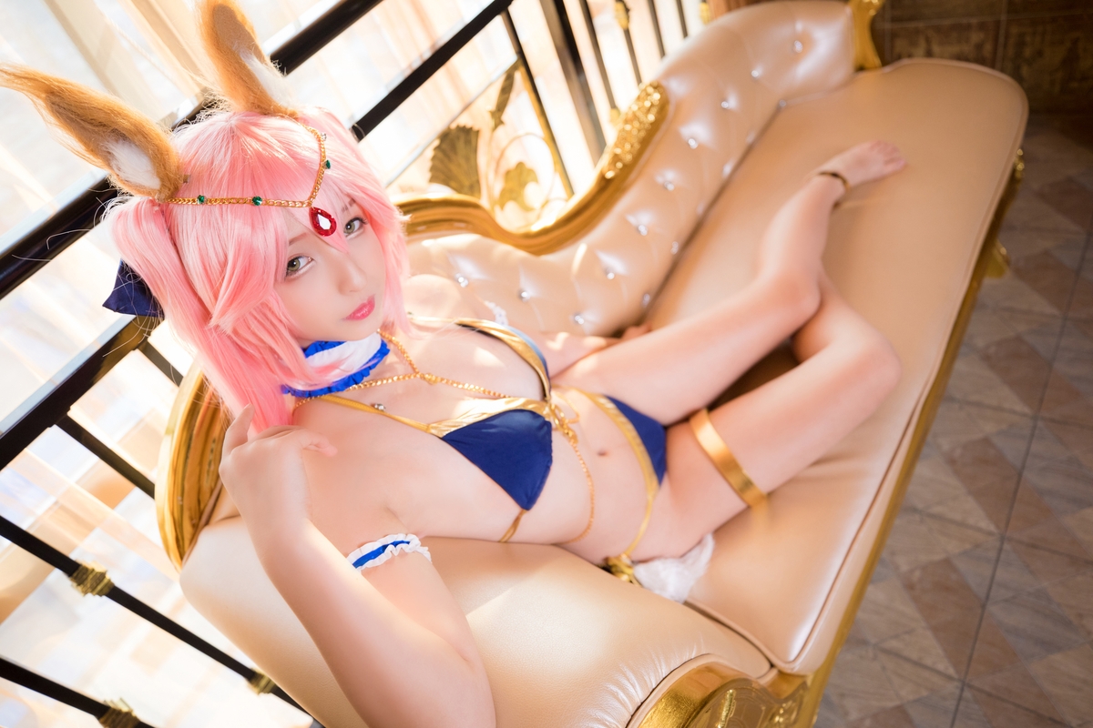 图片[7]-【coser】神乐坂真冬-玉藻前舞娘 Mysterious Love-COS世界