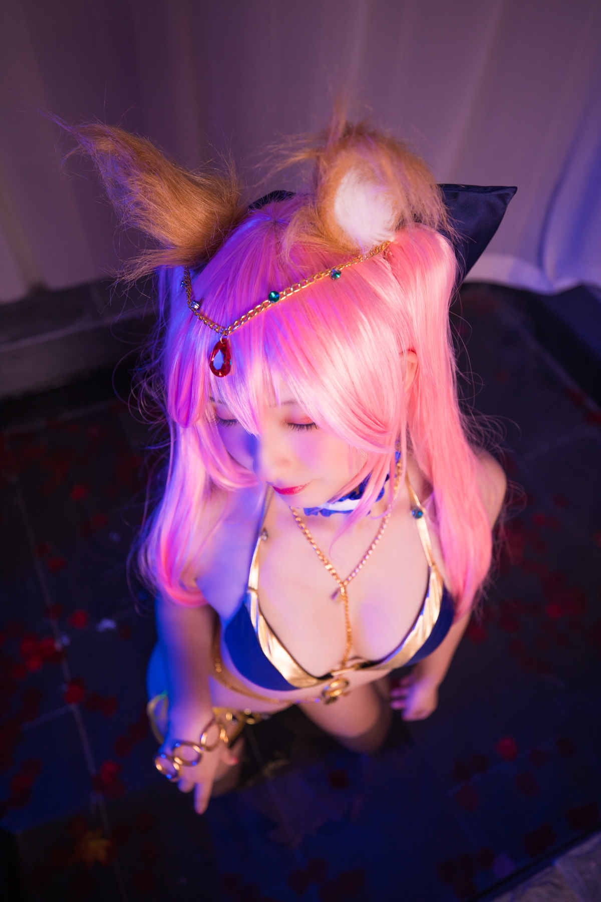 图片[19]-【coser】神乐坂真冬-玉藻前舞娘 Mysterious Love-COS世界