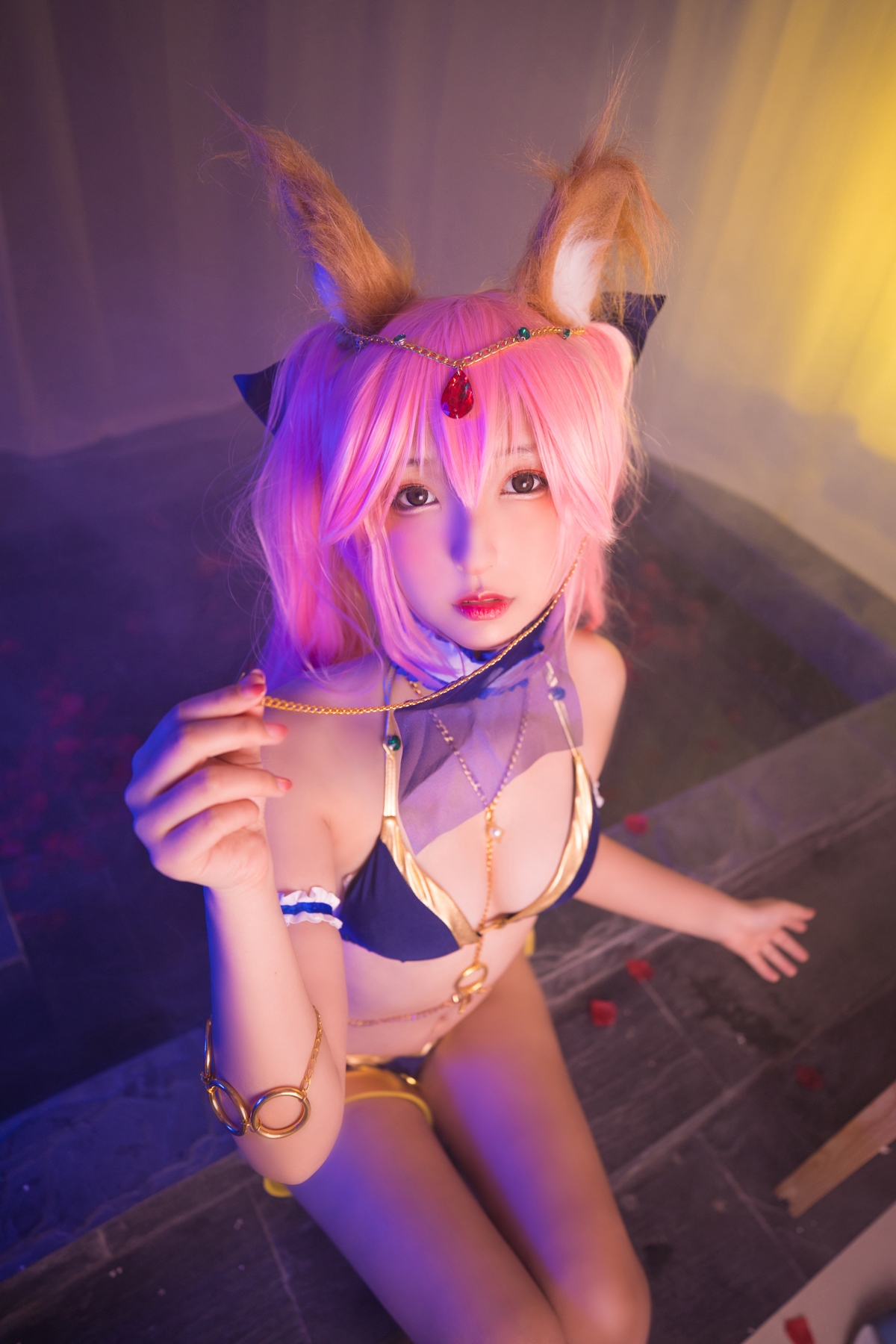 图片[20]-【coser】神乐坂真冬-玉藻前舞娘 Mysterious Love-COS世界