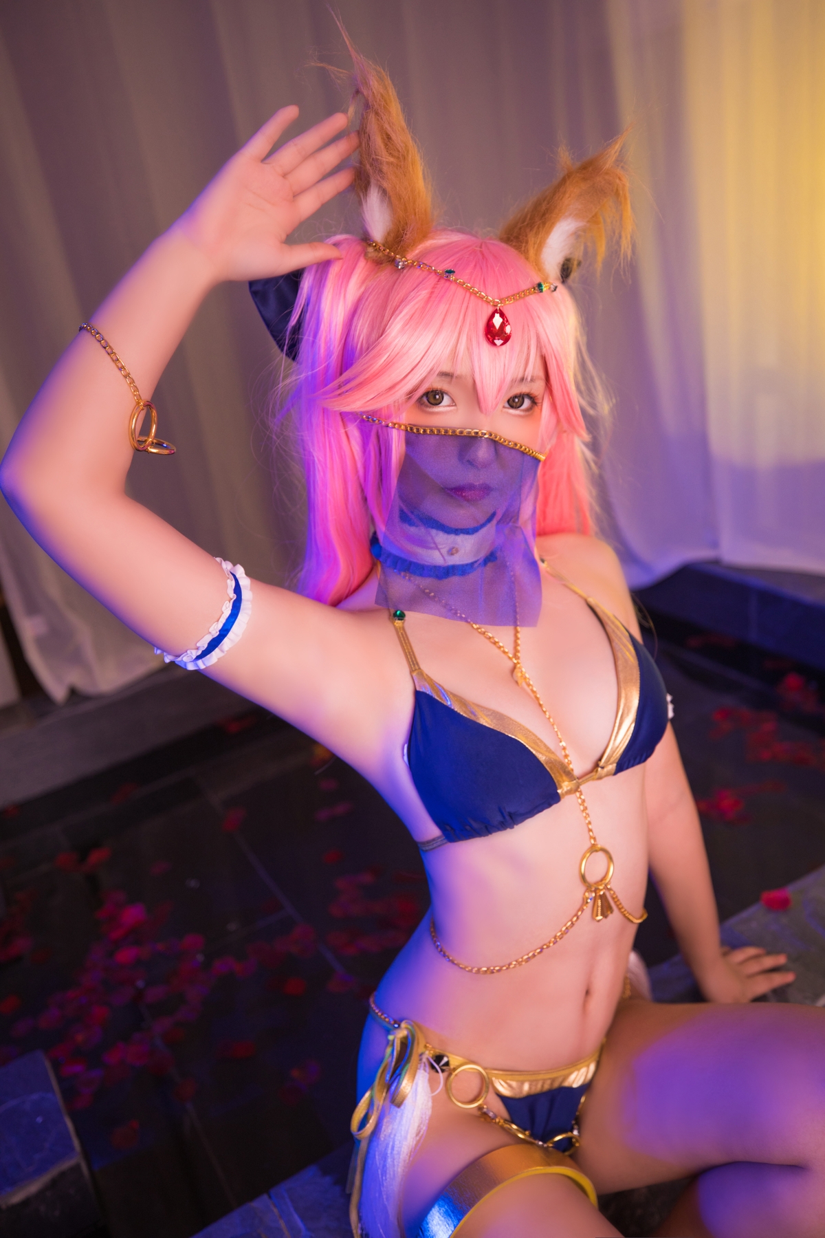 图片[23]-【coser】神乐坂真冬-玉藻前舞娘 Mysterious Love-COS世界