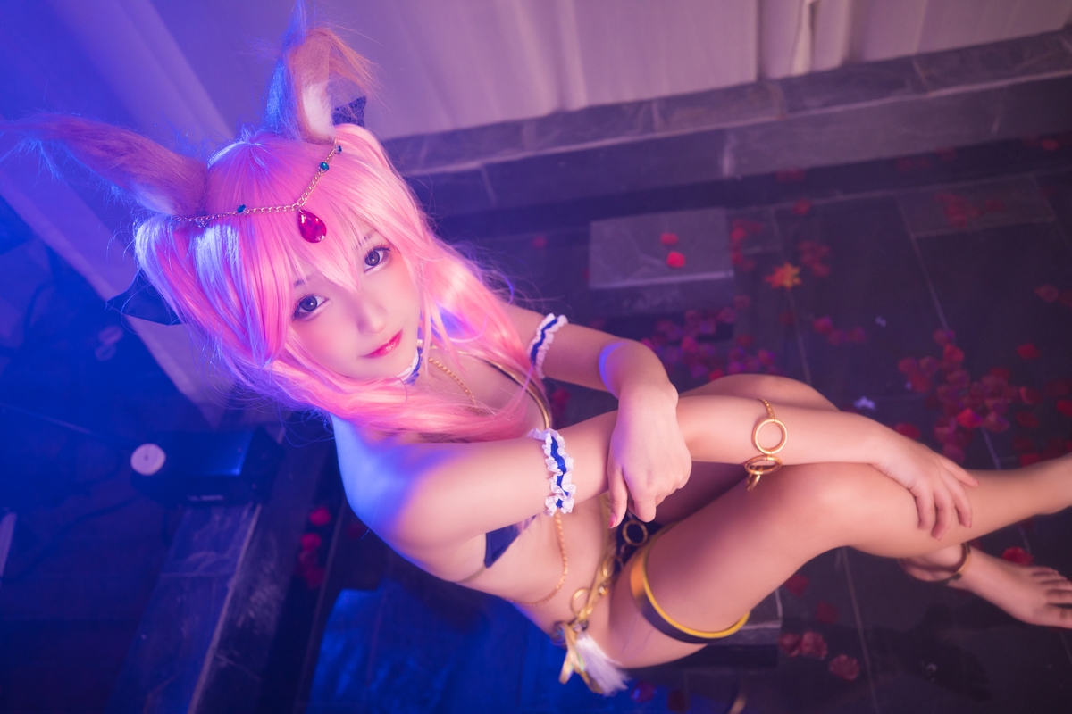 图片[34]-【coser】神乐坂真冬-玉藻前舞娘 Mysterious Love-COS世界