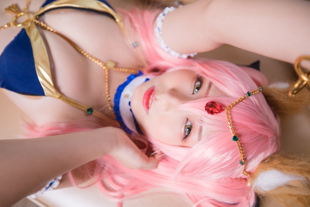 图片[37]-【coser】神乐坂真冬-玉藻前舞娘 Mysterious Love-COS世界