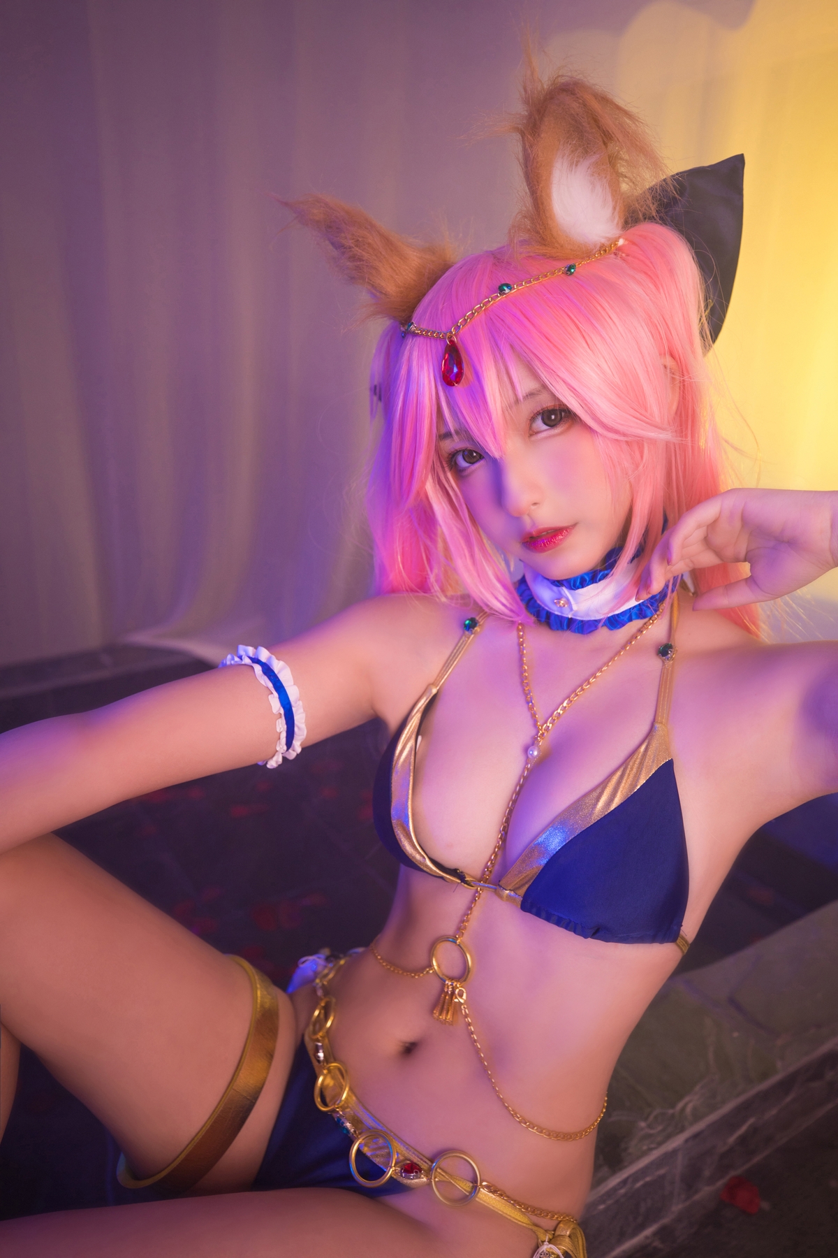图片[44]-【coser】神乐坂真冬-玉藻前舞娘 Mysterious Love-COS世界