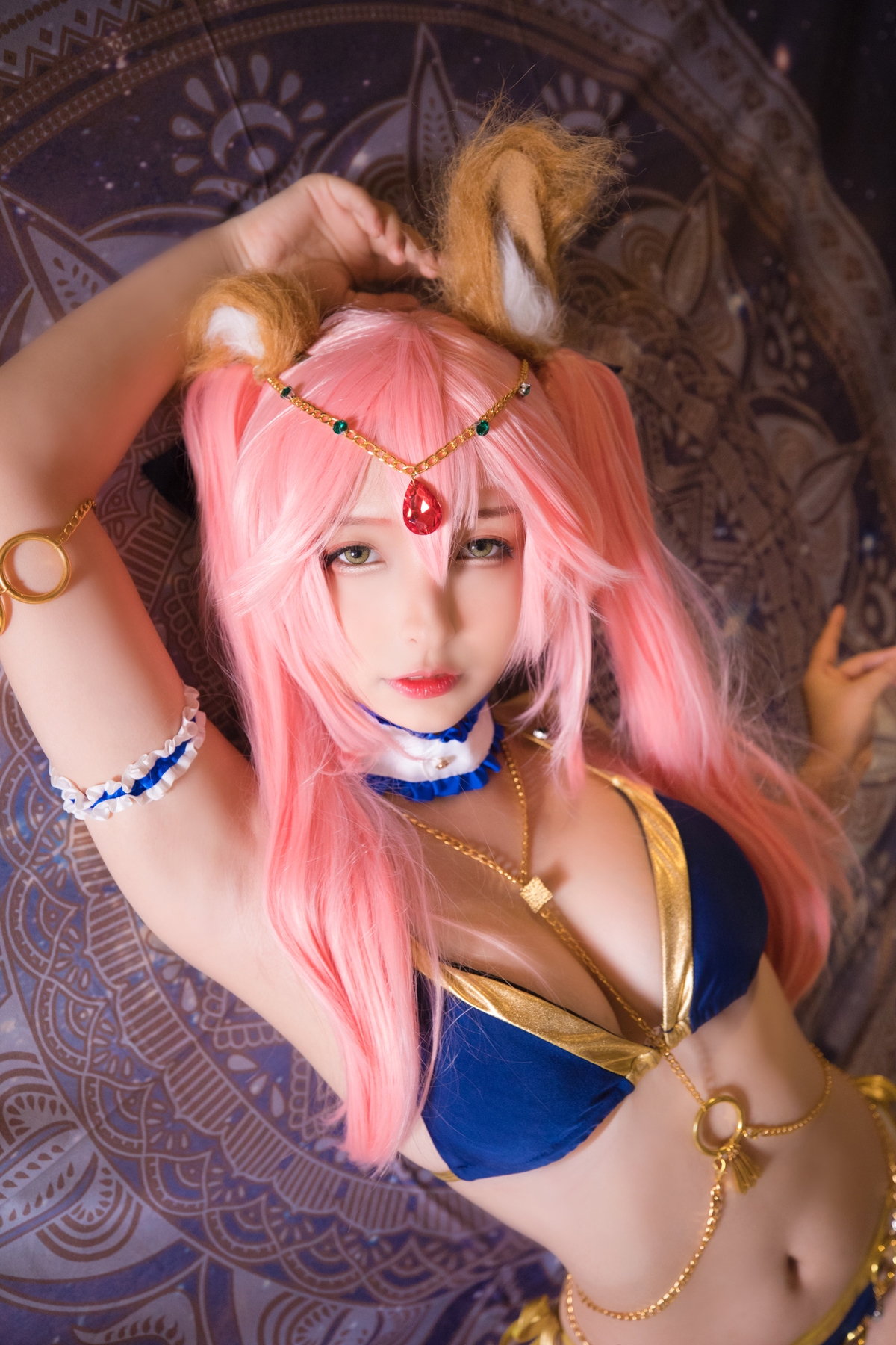 图片[48]-【coser】神乐坂真冬-玉藻前舞娘 Mysterious Love-COS世界
