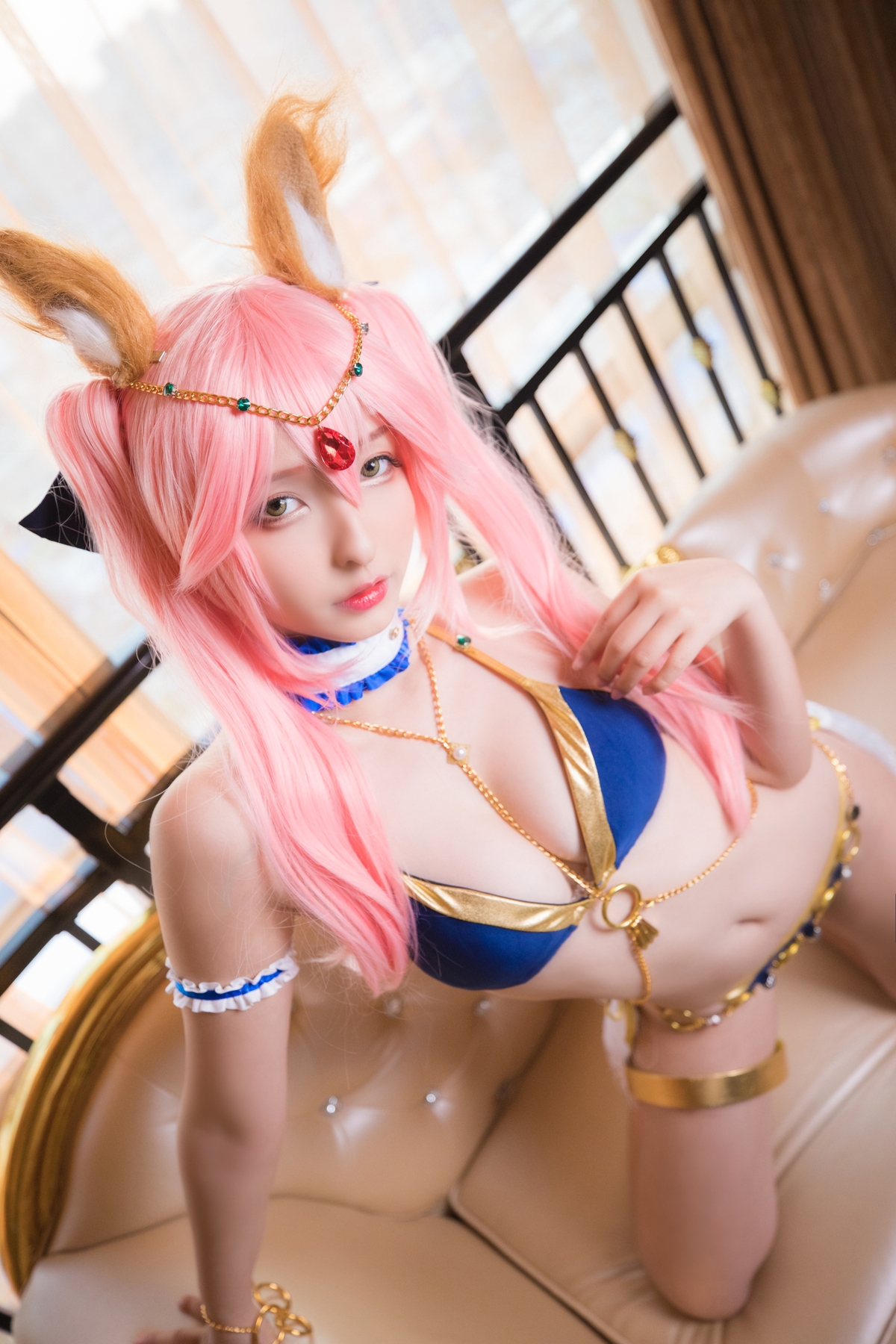 图片[51]-【coser】神乐坂真冬-玉藻前舞娘 Mysterious Love-COS世界