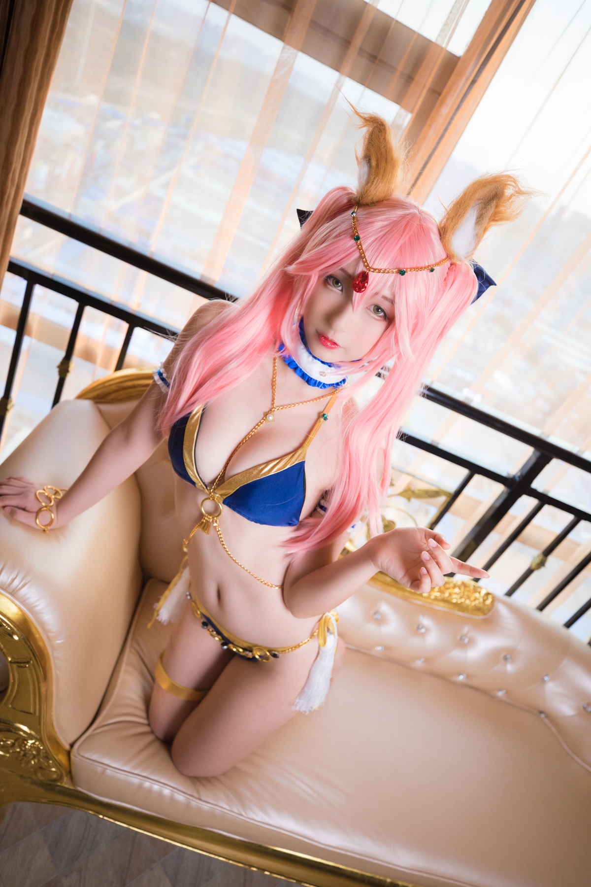 图片[56]-【coser】神乐坂真冬-玉藻前舞娘 Mysterious Love-COS世界