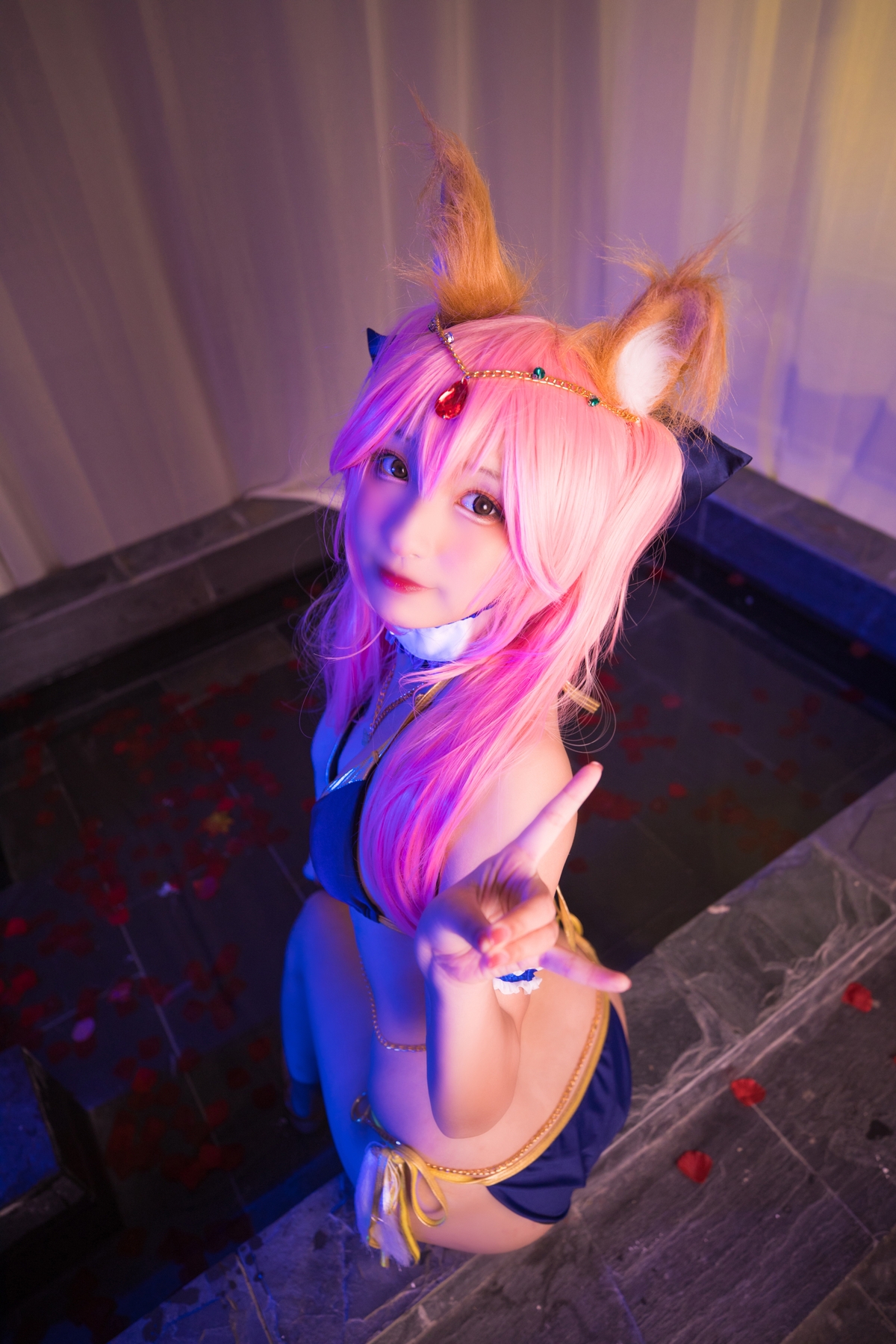 图片[69]-【coser】神乐坂真冬-玉藻前舞娘 Mysterious Love-COS世界