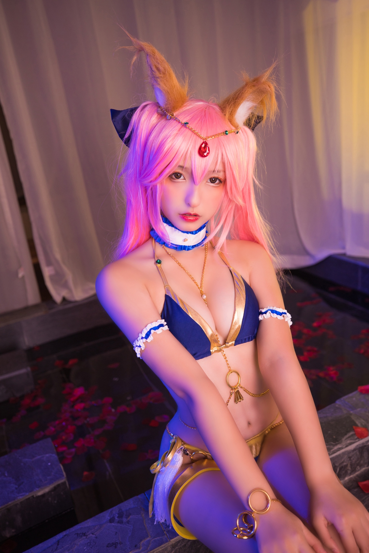 图片[79]-【coser】神乐坂真冬-玉藻前舞娘 Mysterious Love-COS世界