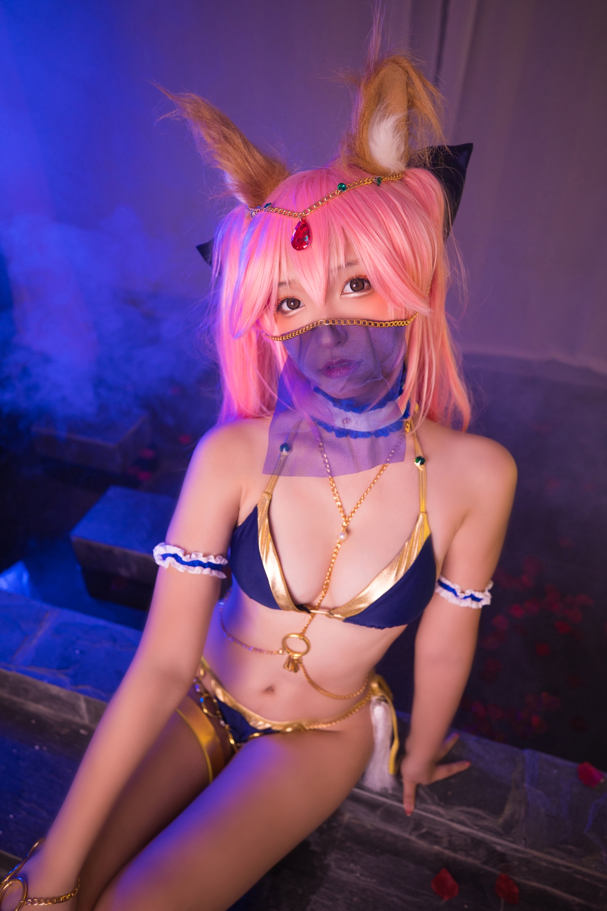 图片[90]-【coser】神乐坂真冬-玉藻前舞娘 Mysterious Love-COS世界
