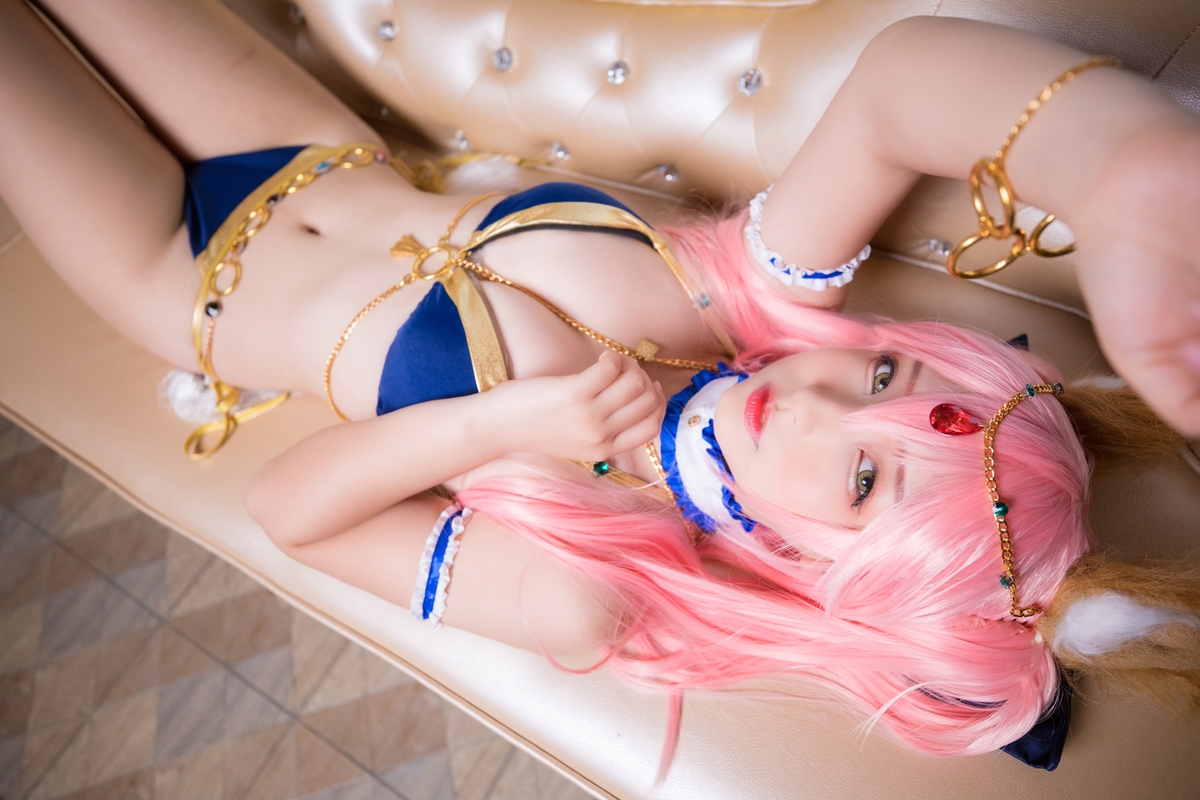 图片[93]-【coser】神乐坂真冬-玉藻前舞娘 Mysterious Love-COS世界