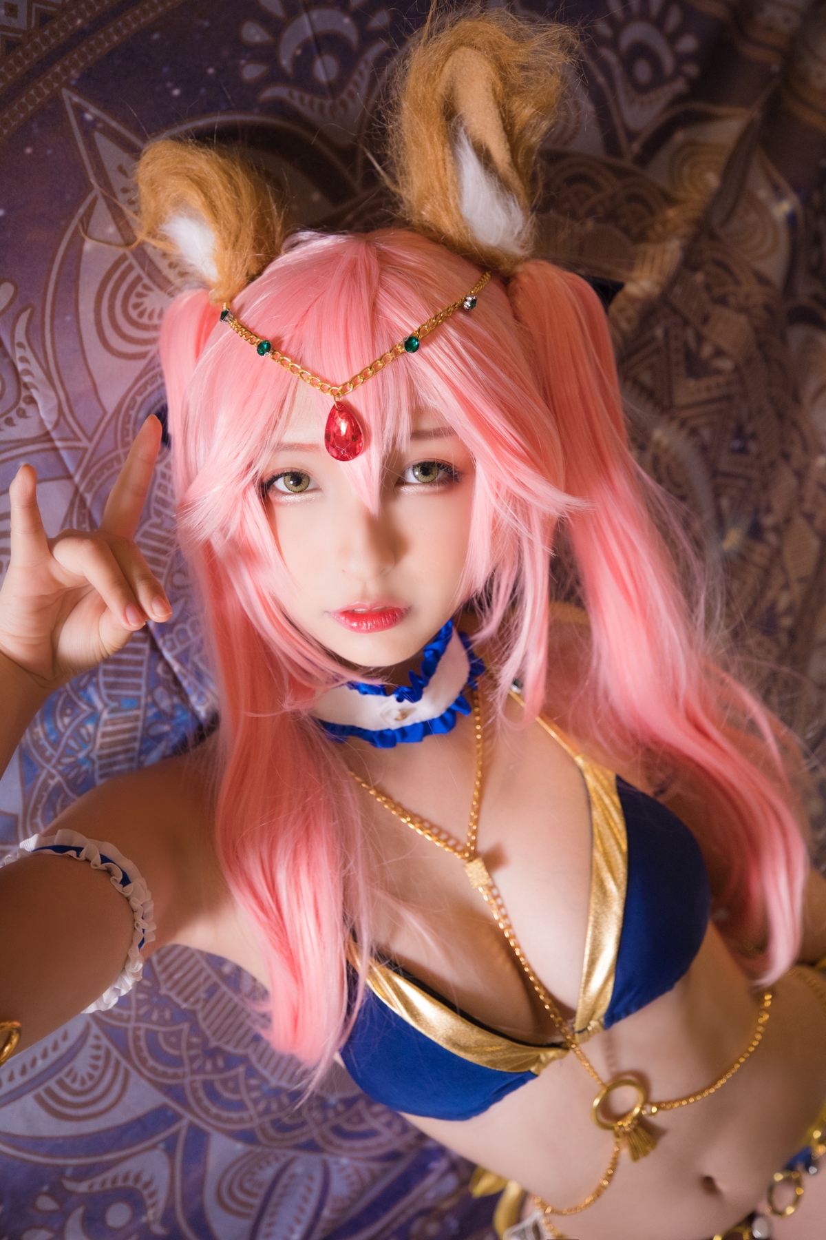图片[104]-【coser】神乐坂真冬-玉藻前舞娘 Mysterious Love-COS世界