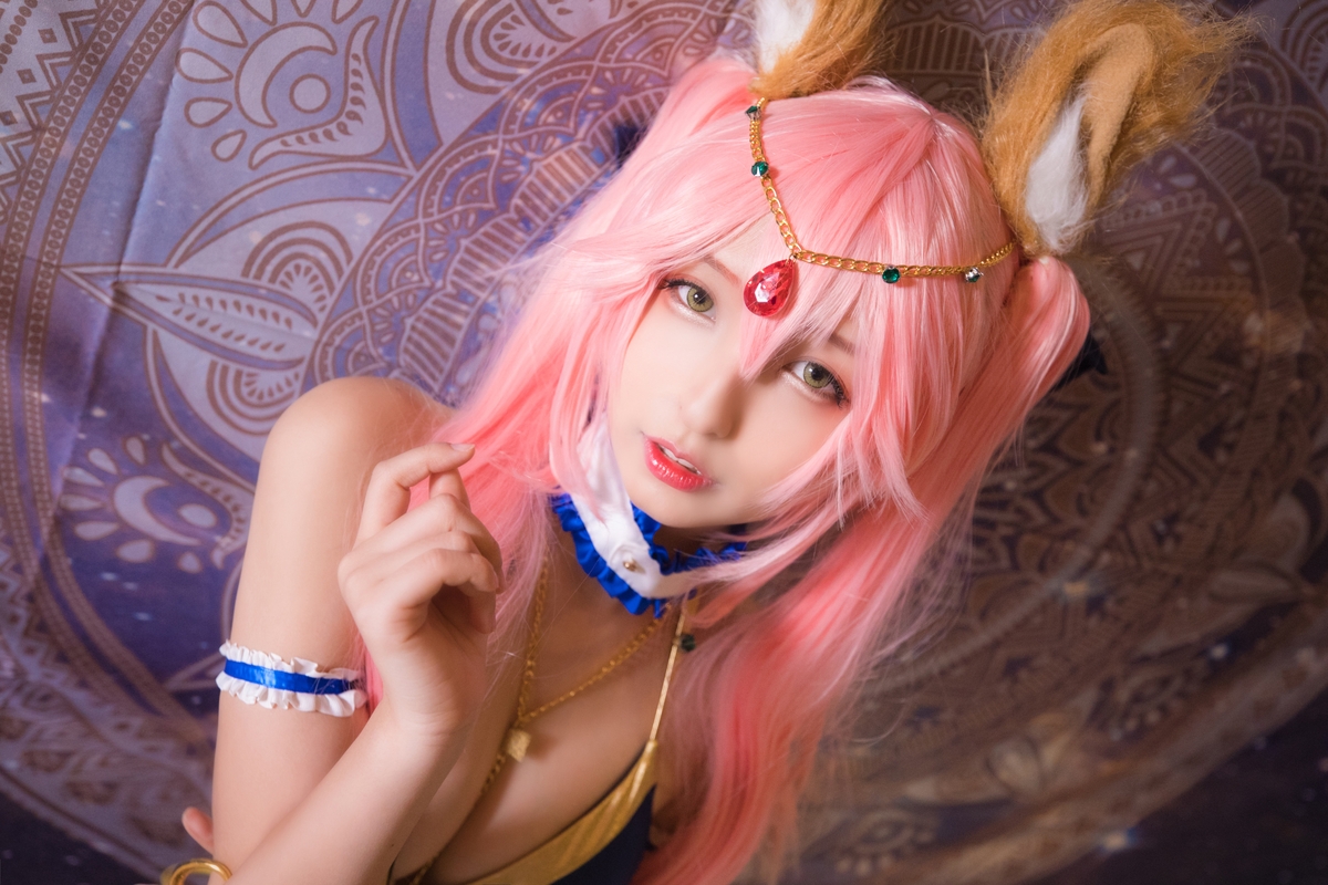 图片[105]-【coser】神乐坂真冬-玉藻前舞娘 Mysterious Love-COS世界