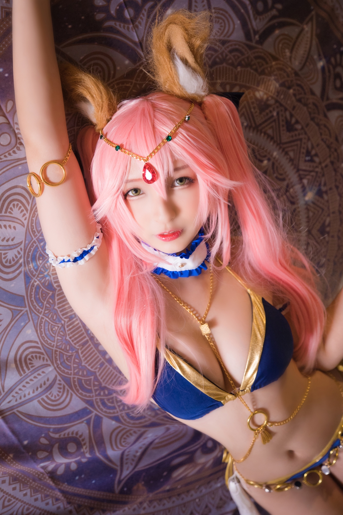 图片[116]-【coser】神乐坂真冬-玉藻前舞娘 Mysterious Love-COS世界