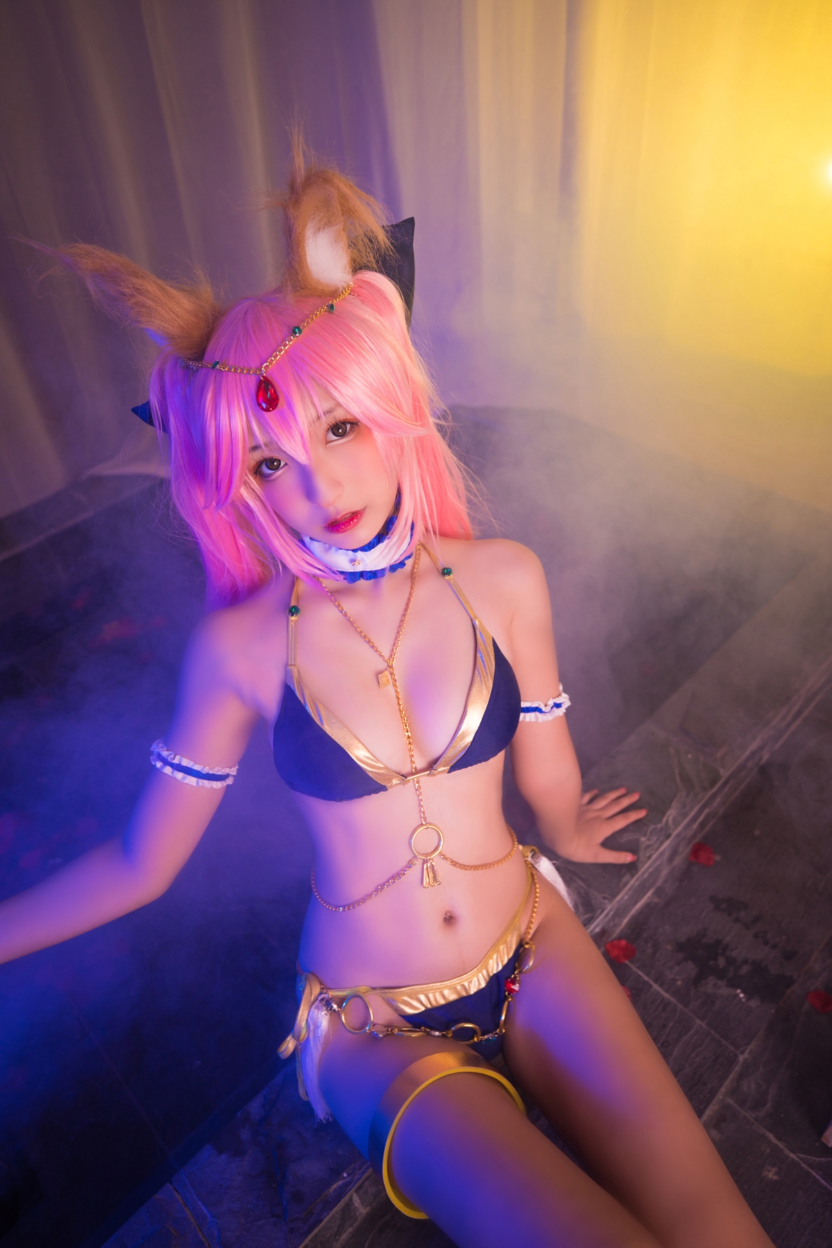 图片[122]-【coser】神乐坂真冬-玉藻前舞娘 Mysterious Love-COS世界