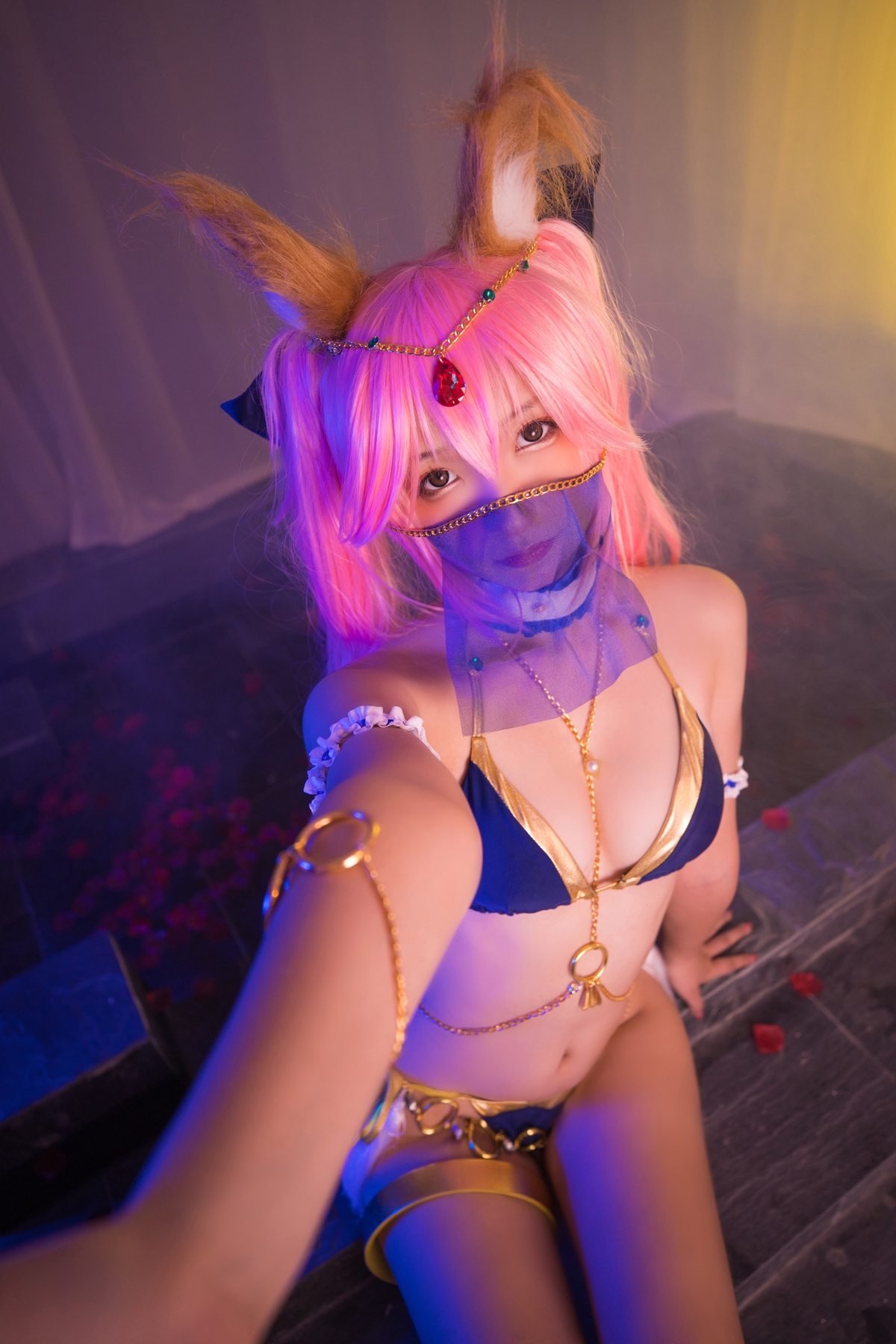 图片[128]-【coser】神乐坂真冬-玉藻前舞娘 Mysterious Love-COS世界