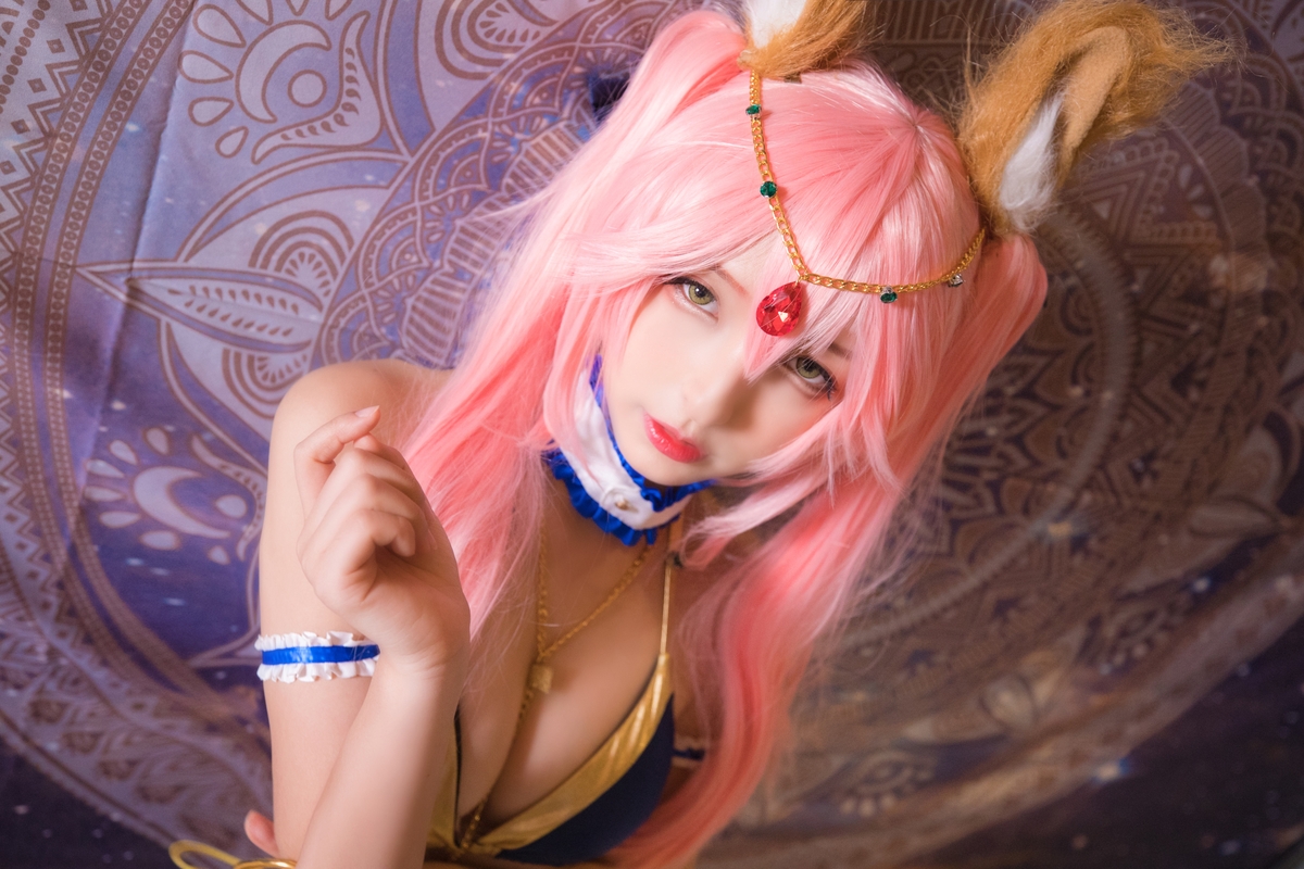 图片[137]-【coser】神乐坂真冬-玉藻前舞娘 Mysterious Love-COS世界