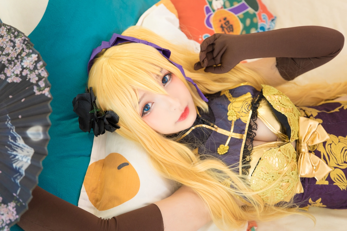 图片[39]-【coser】神乐坂真冬-艳娘幻梦谭2 金莲-COS世界