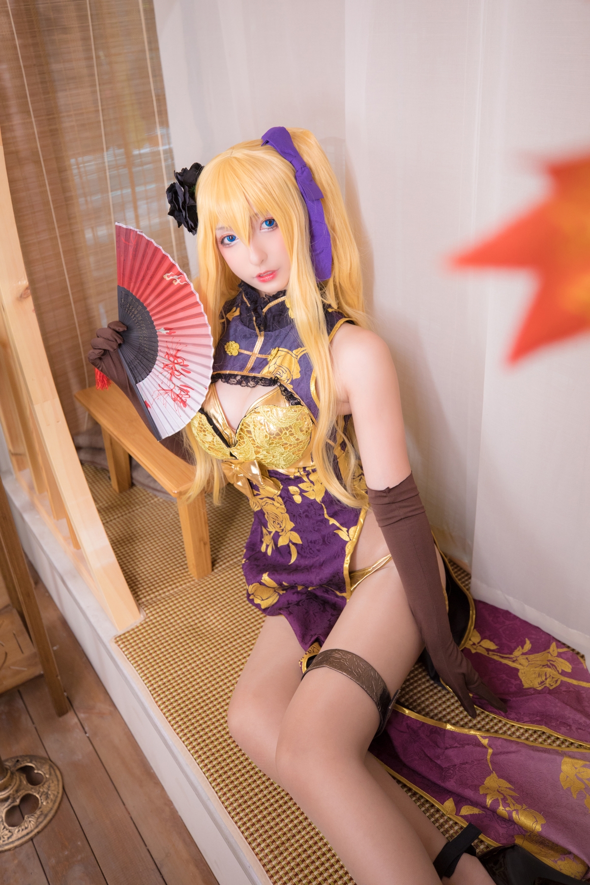 图片[42]-【coser】神乐坂真冬-艳娘幻梦谭2 金莲-COS世界