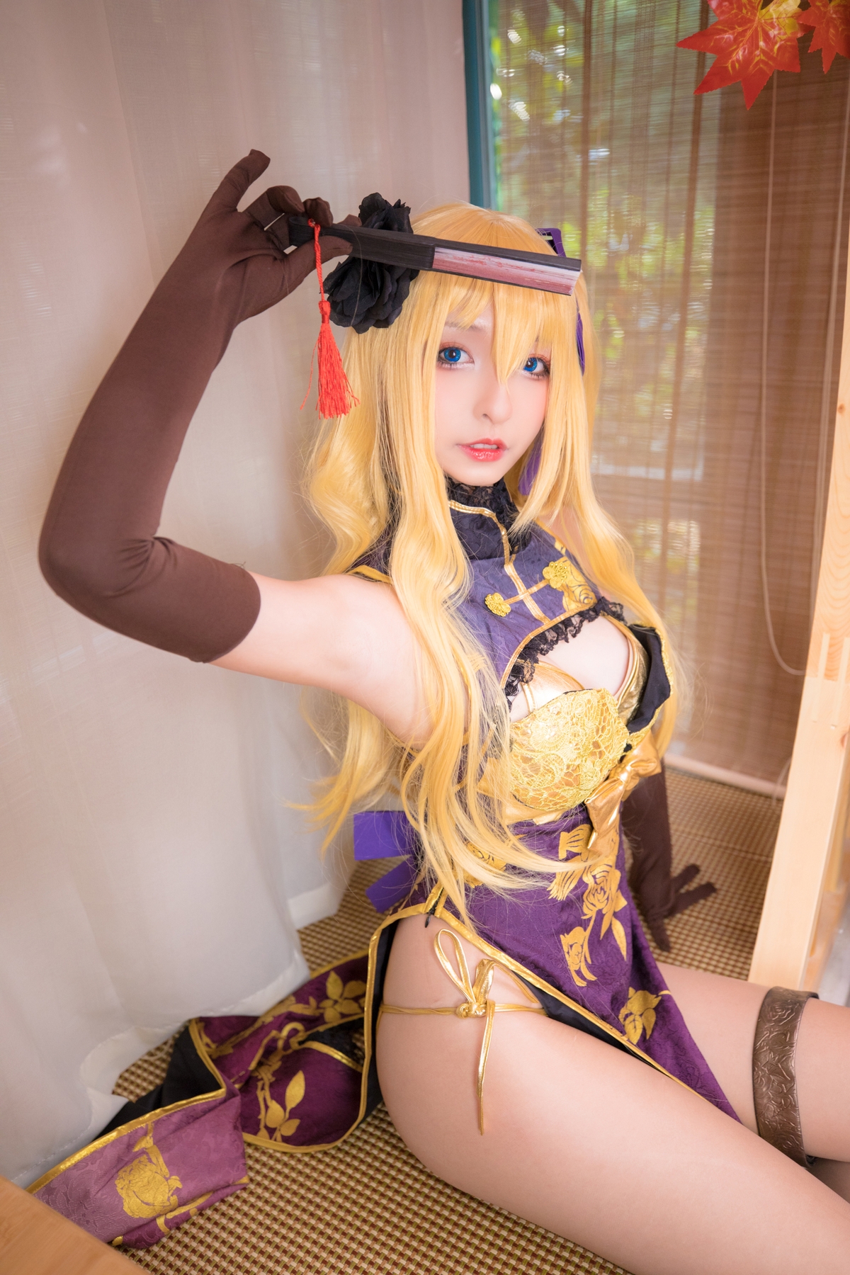 图片[49]-【coser】神乐坂真冬-艳娘幻梦谭2 金莲-COS世界