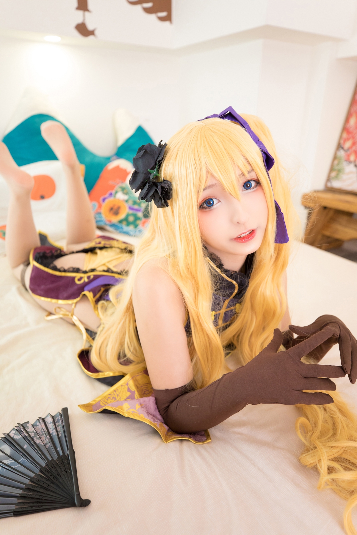 图片[52]-【coser】神乐坂真冬-艳娘幻梦谭2 金莲-COS世界