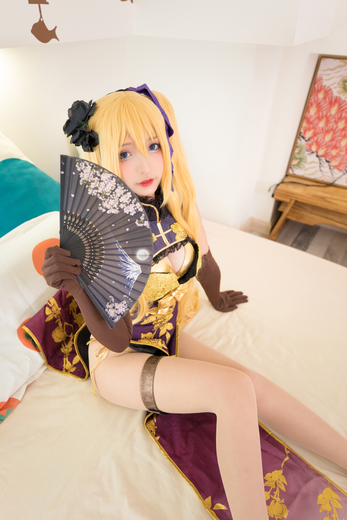图片[59]-【coser】神乐坂真冬-艳娘幻梦谭2 金莲-COS世界