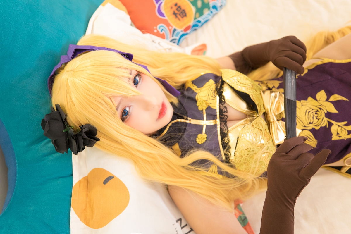 图片[60]-【coser】神乐坂真冬-艳娘幻梦谭2 金莲-COS世界