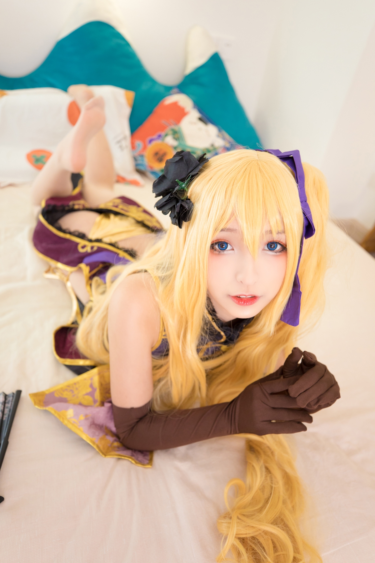 图片[66]-【coser】神乐坂真冬-艳娘幻梦谭2 金莲-COS世界