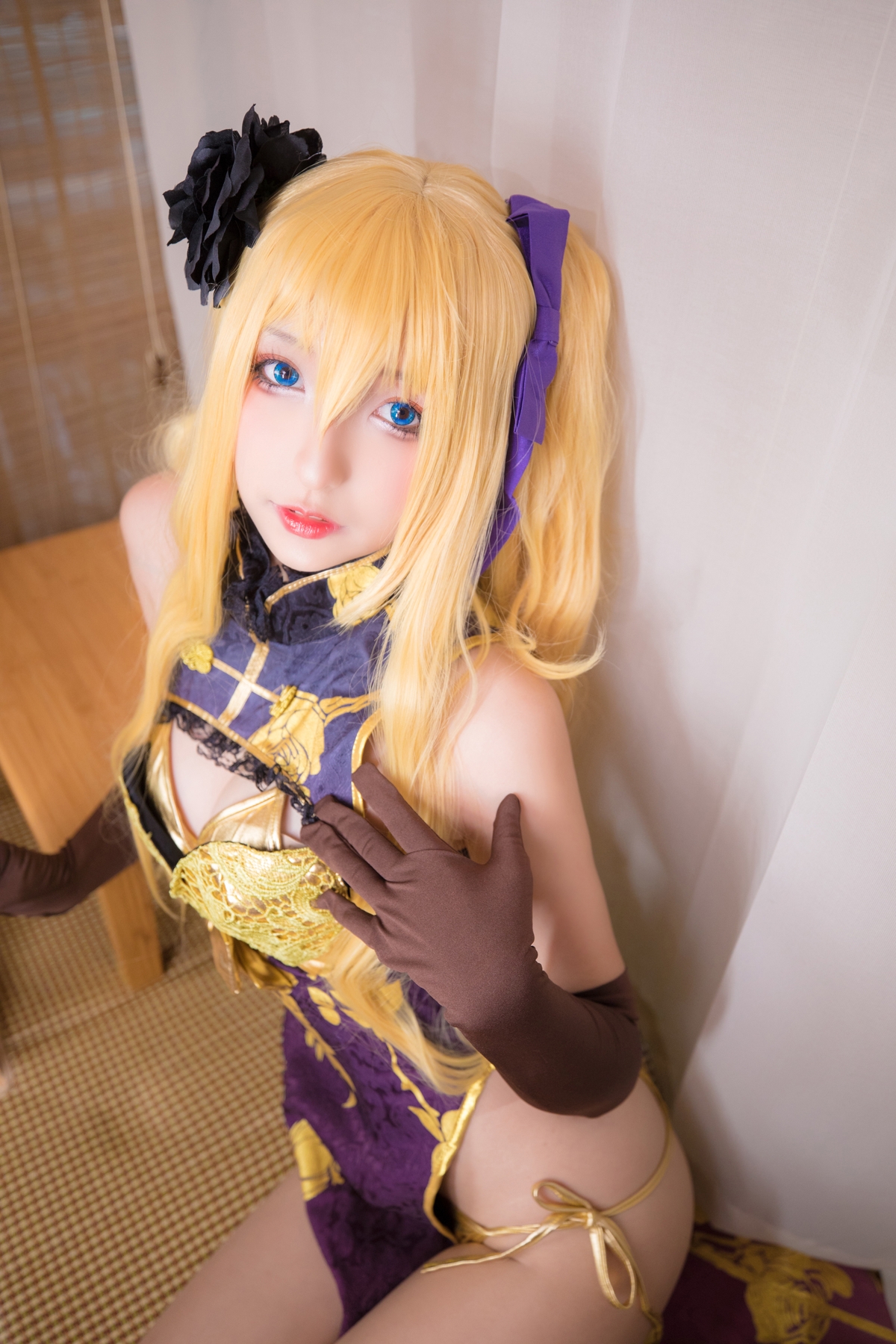 图片[67]-【coser】神乐坂真冬-艳娘幻梦谭2 金莲-COS世界