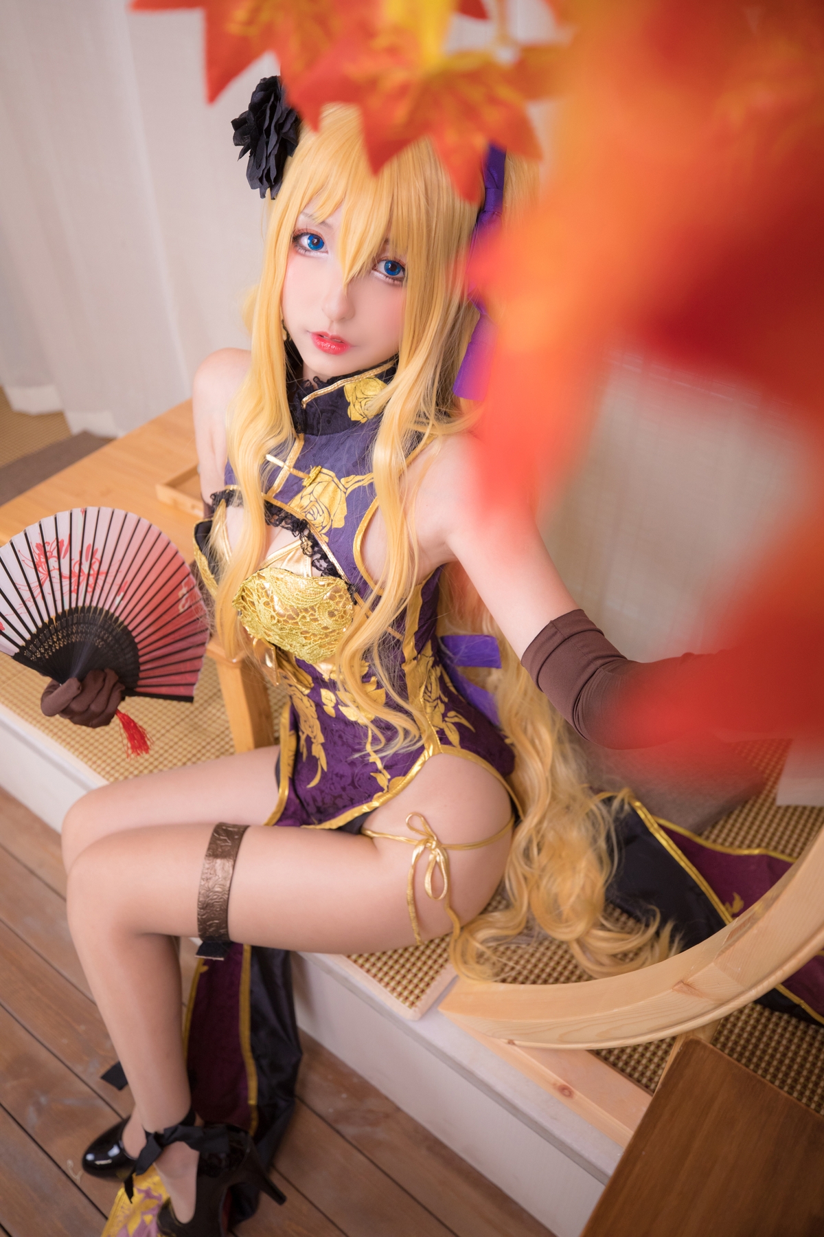 图片[68]-【coser】神乐坂真冬-艳娘幻梦谭2 金莲-COS世界