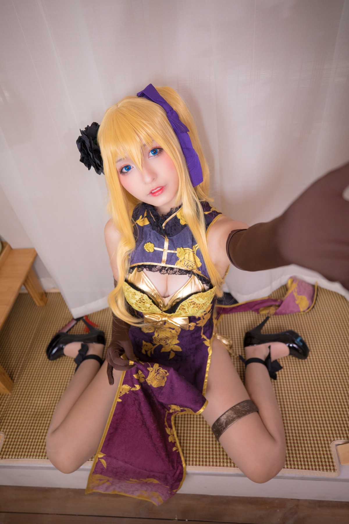 图片[77]-【coser】神乐坂真冬-艳娘幻梦谭2 金莲-COS世界