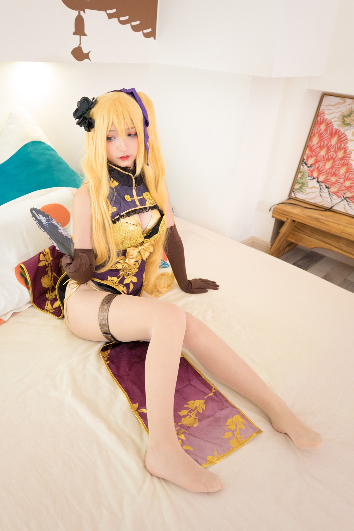 图片[78]-【coser】神乐坂真冬-艳娘幻梦谭2 金莲-COS世界