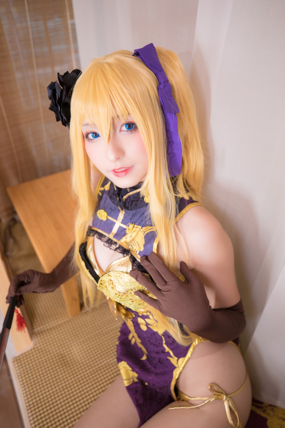 图片[86]-【coser】神乐坂真冬-艳娘幻梦谭2 金莲-COS世界