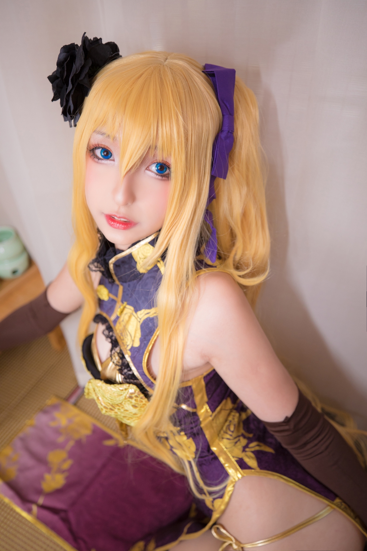 图片[87]-【coser】神乐坂真冬-艳娘幻梦谭2 金莲-COS世界