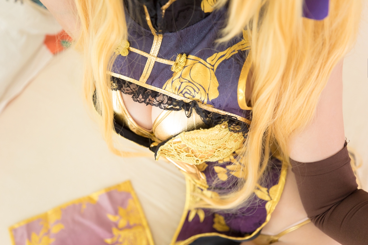 图片[90]-【coser】神乐坂真冬-艳娘幻梦谭2 金莲-COS世界