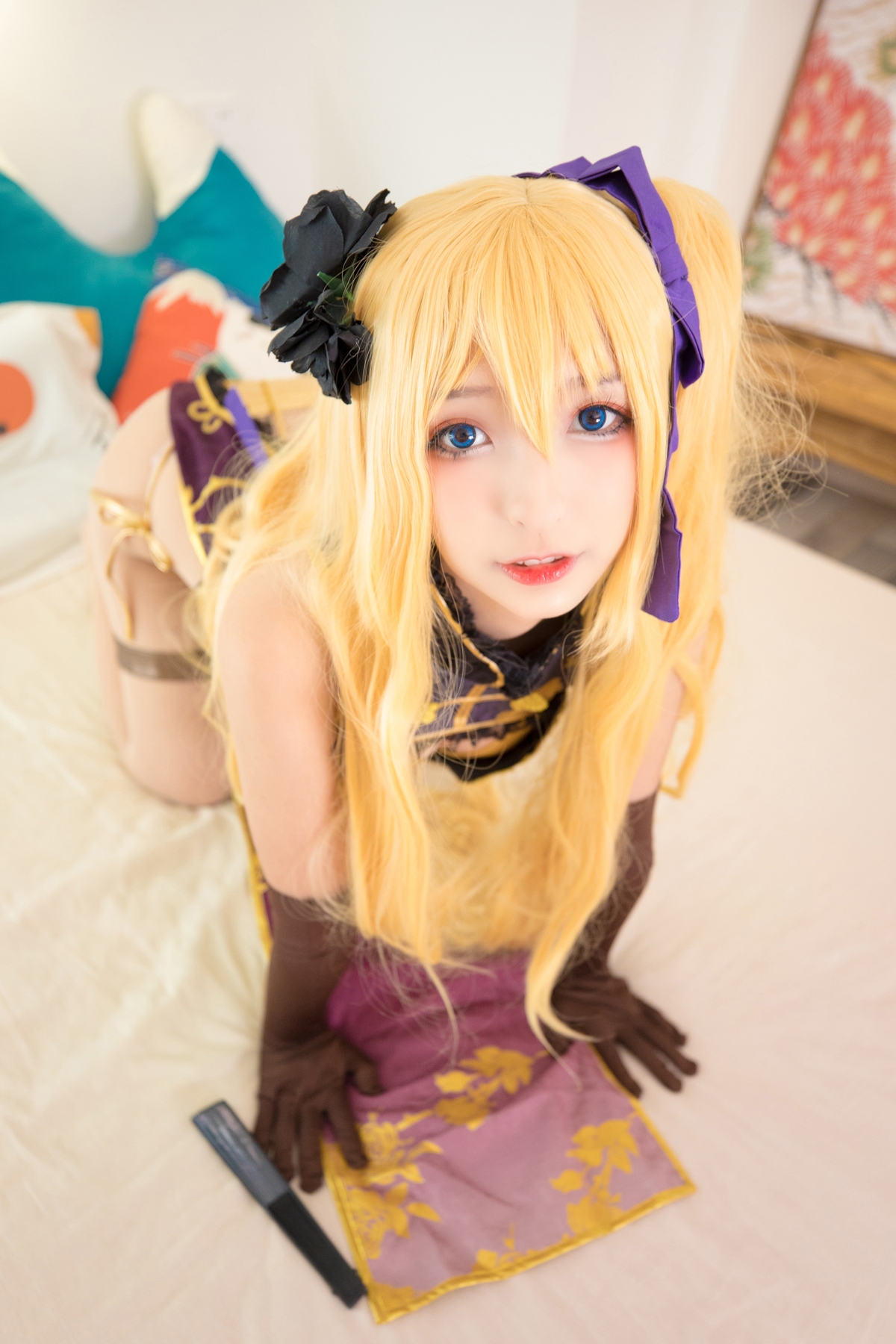 图片[95]-【coser】神乐坂真冬-艳娘幻梦谭2 金莲-COS世界