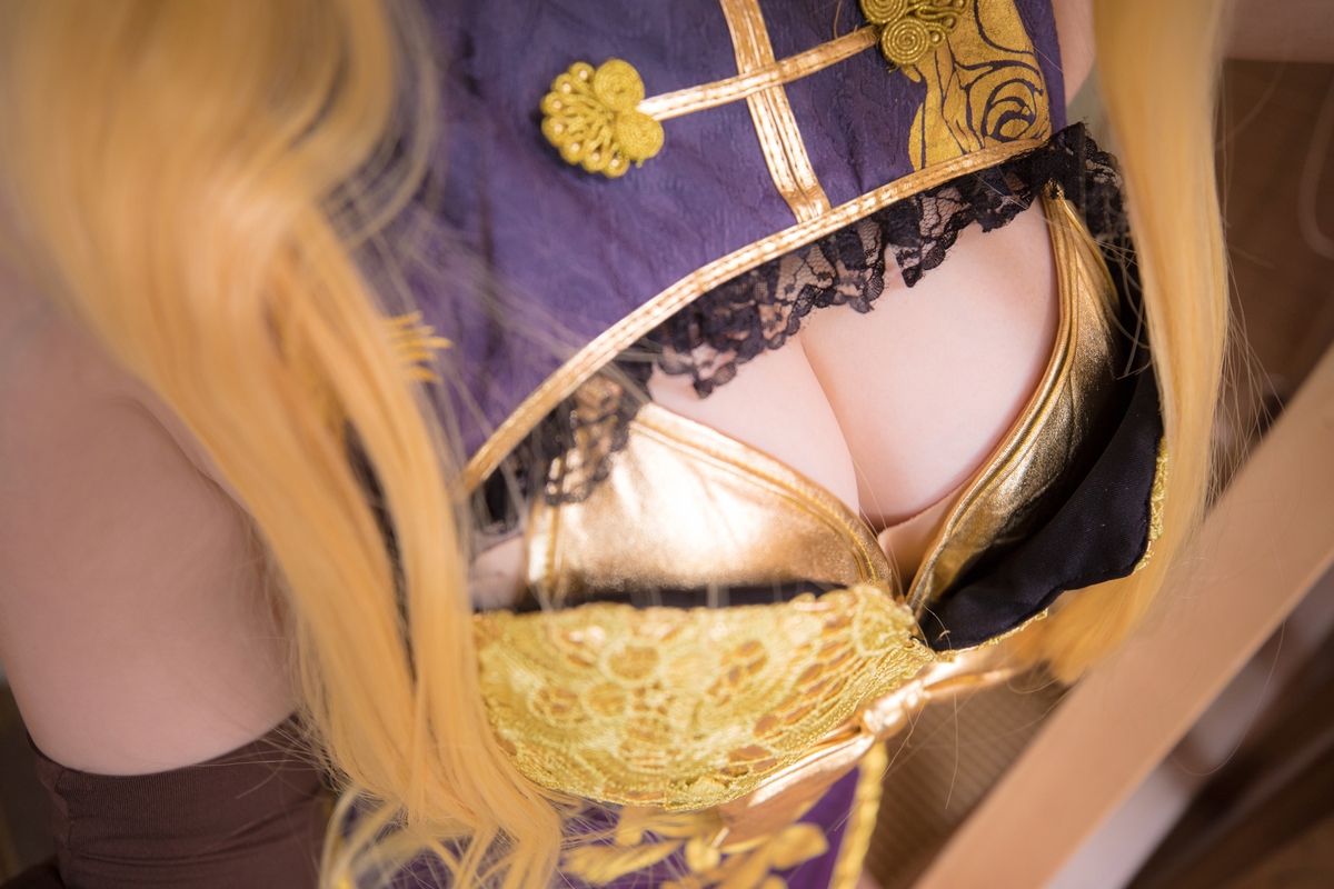 图片[97]-【coser】神乐坂真冬-艳娘幻梦谭2 金莲-COS世界