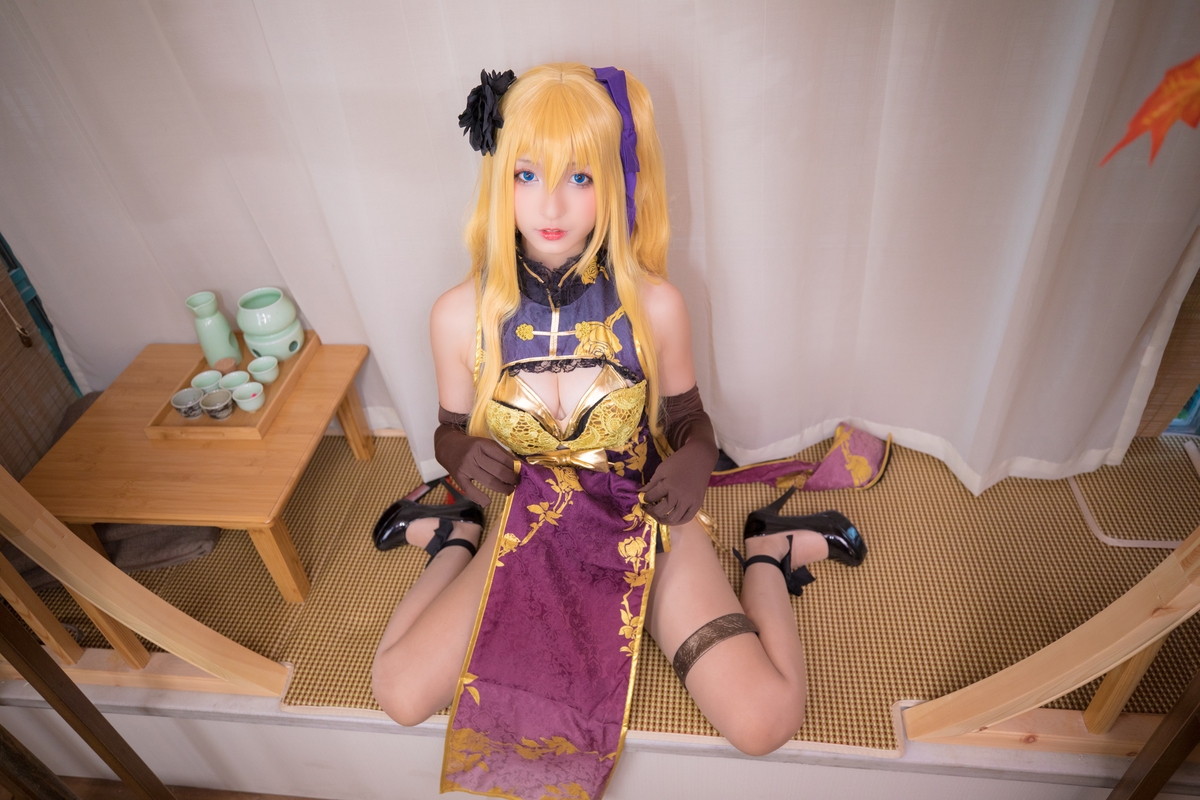 图片[105]-【coser】神乐坂真冬-艳娘幻梦谭2 金莲-COS世界