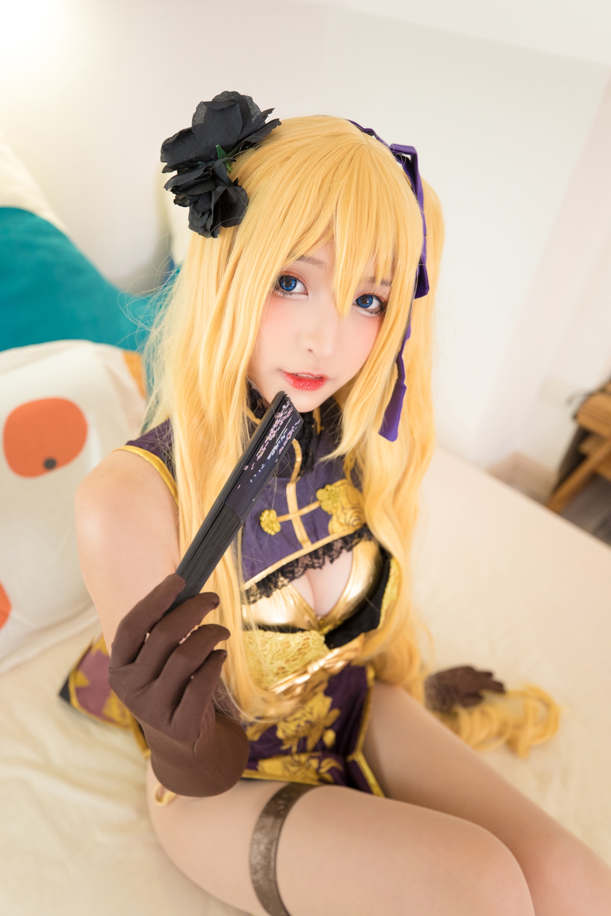 图片[108]-【coser】神乐坂真冬-艳娘幻梦谭2 金莲-COS世界