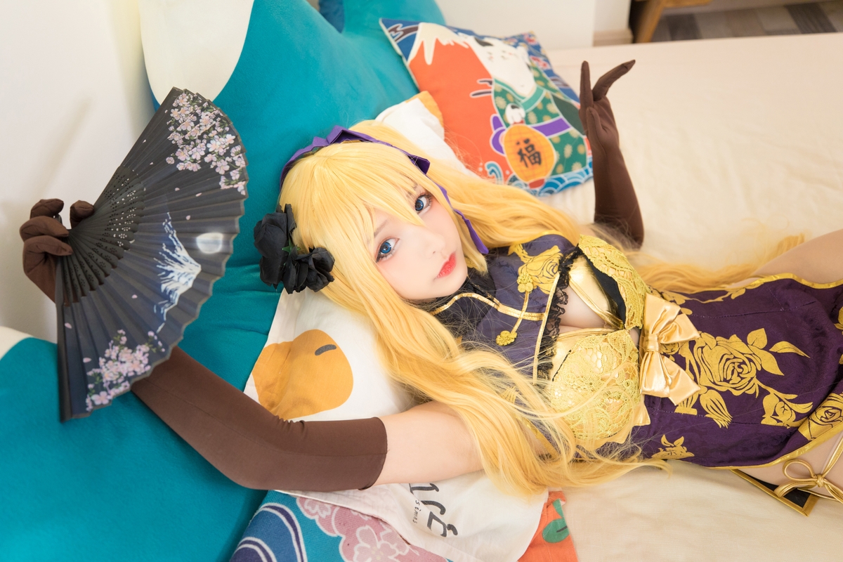 图片[109]-【coser】神乐坂真冬-艳娘幻梦谭2 金莲-COS世界