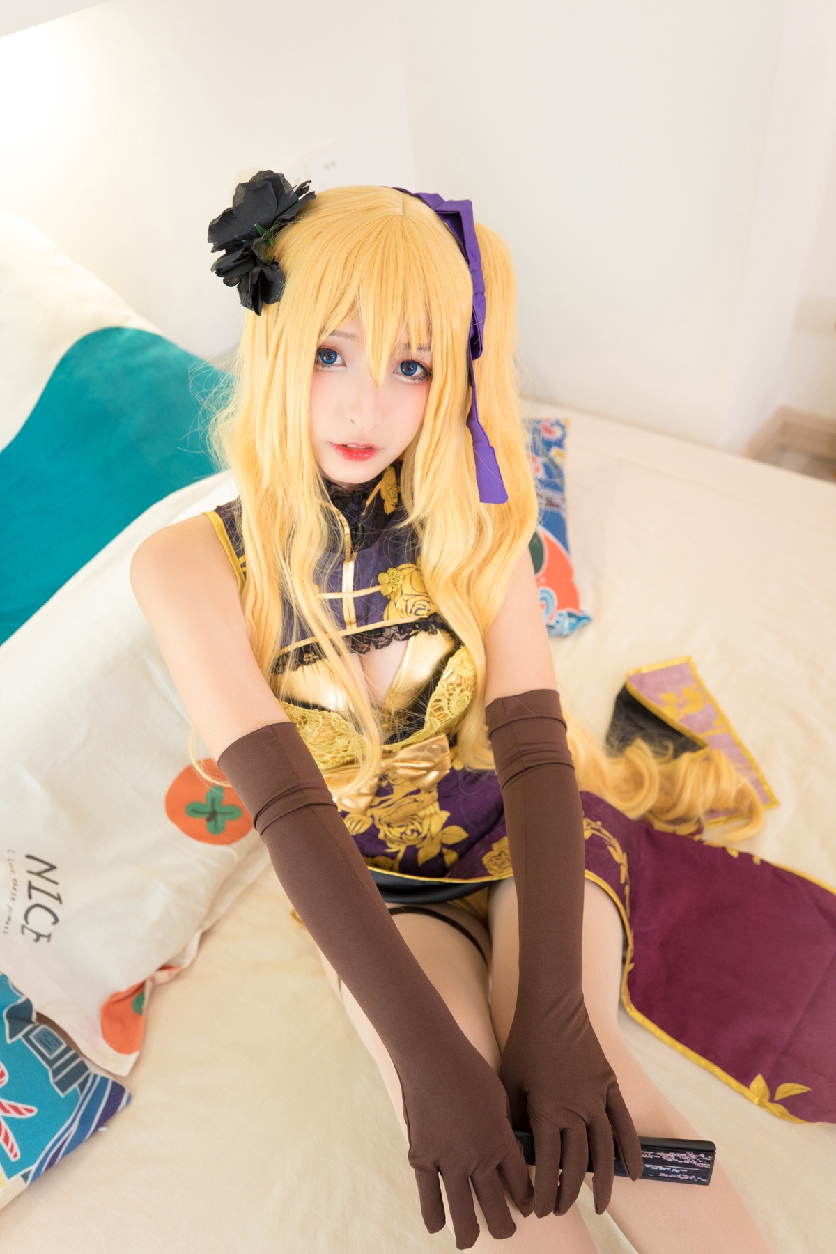 图片[110]-【coser】神乐坂真冬-艳娘幻梦谭2 金莲-COS世界