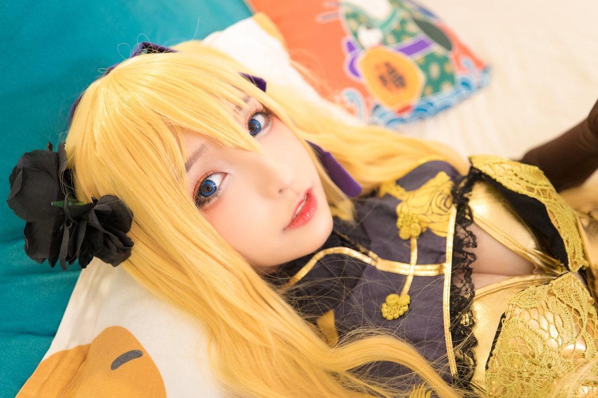 图片[133]-【coser】神乐坂真冬-艳娘幻梦谭2 金莲-COS世界