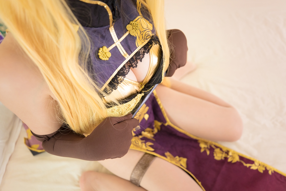 图片[135]-【coser】神乐坂真冬-艳娘幻梦谭2 金莲-COS世界
