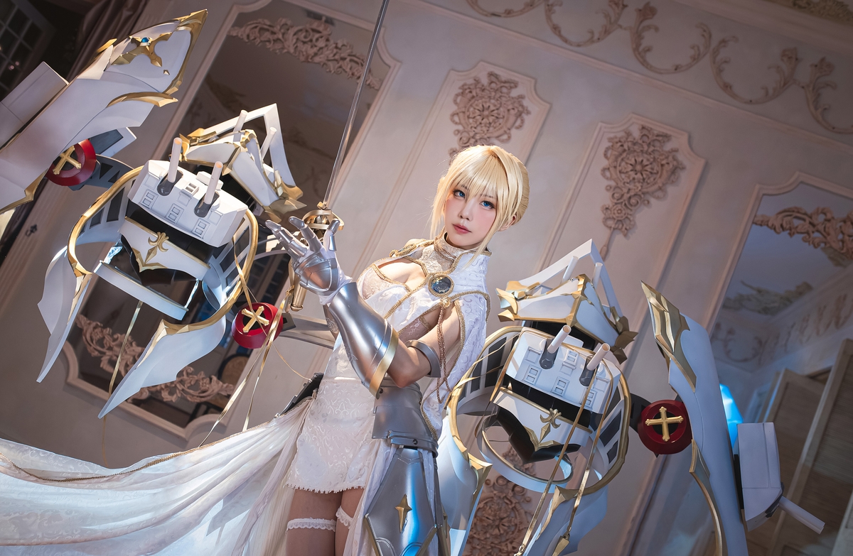 【coser】水淼aqua-圣女贞德-COS世界