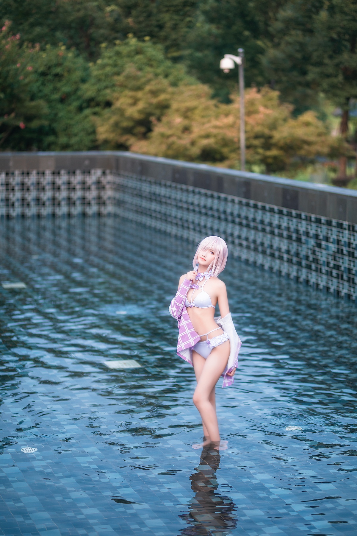 【coser】三度_69-玛修泳装-COS世界