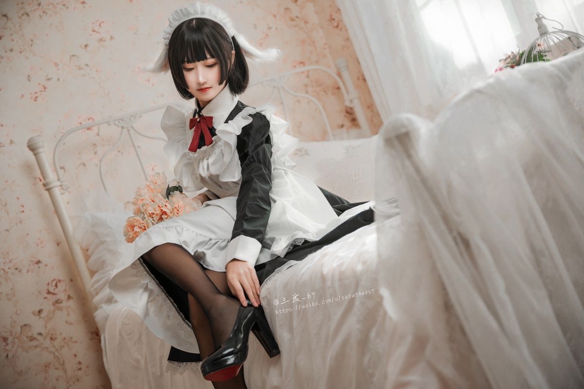 【coser】三度_69-兔耳女仆-COS世界
