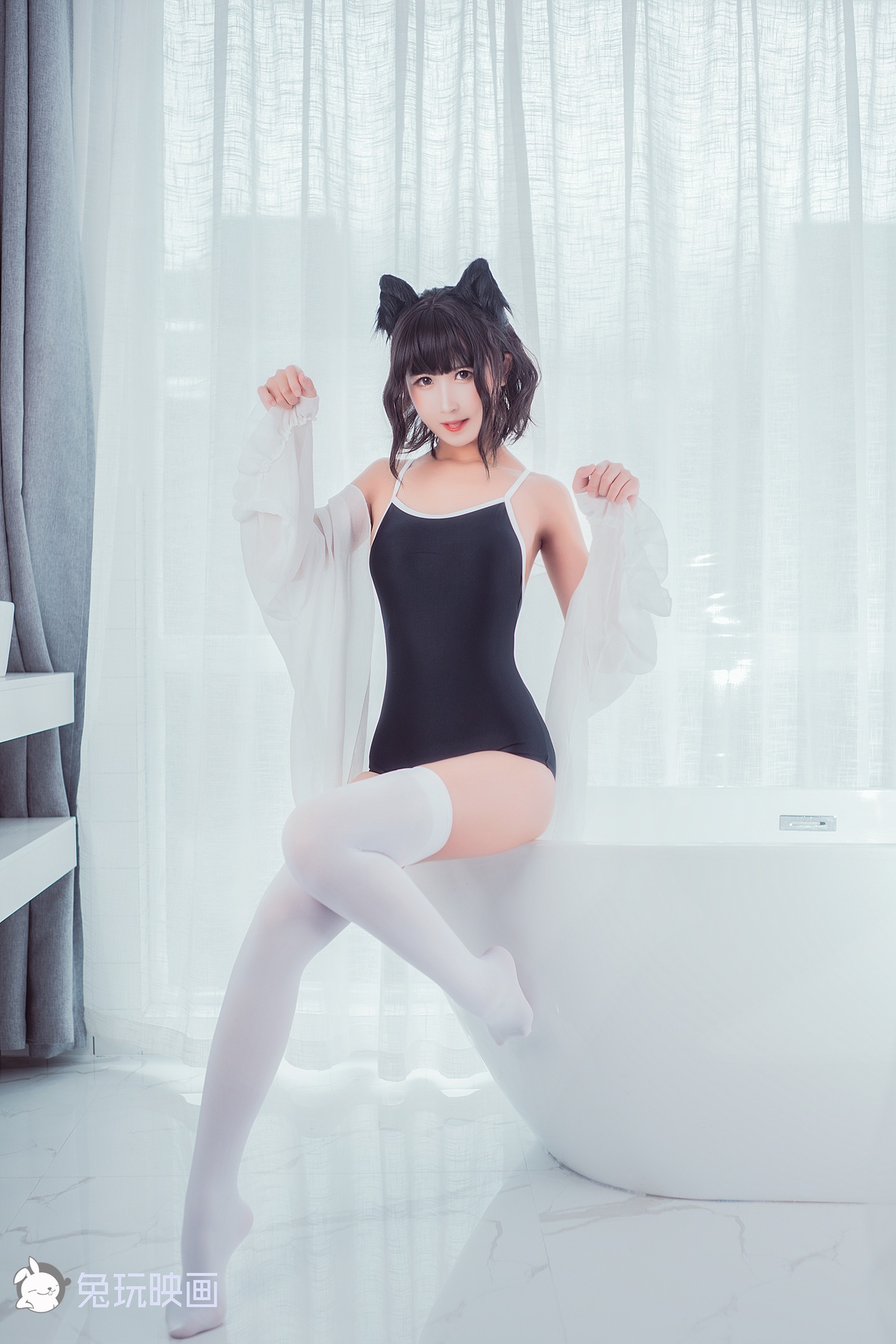 【coser】三度_69-白丝喵-COS世界