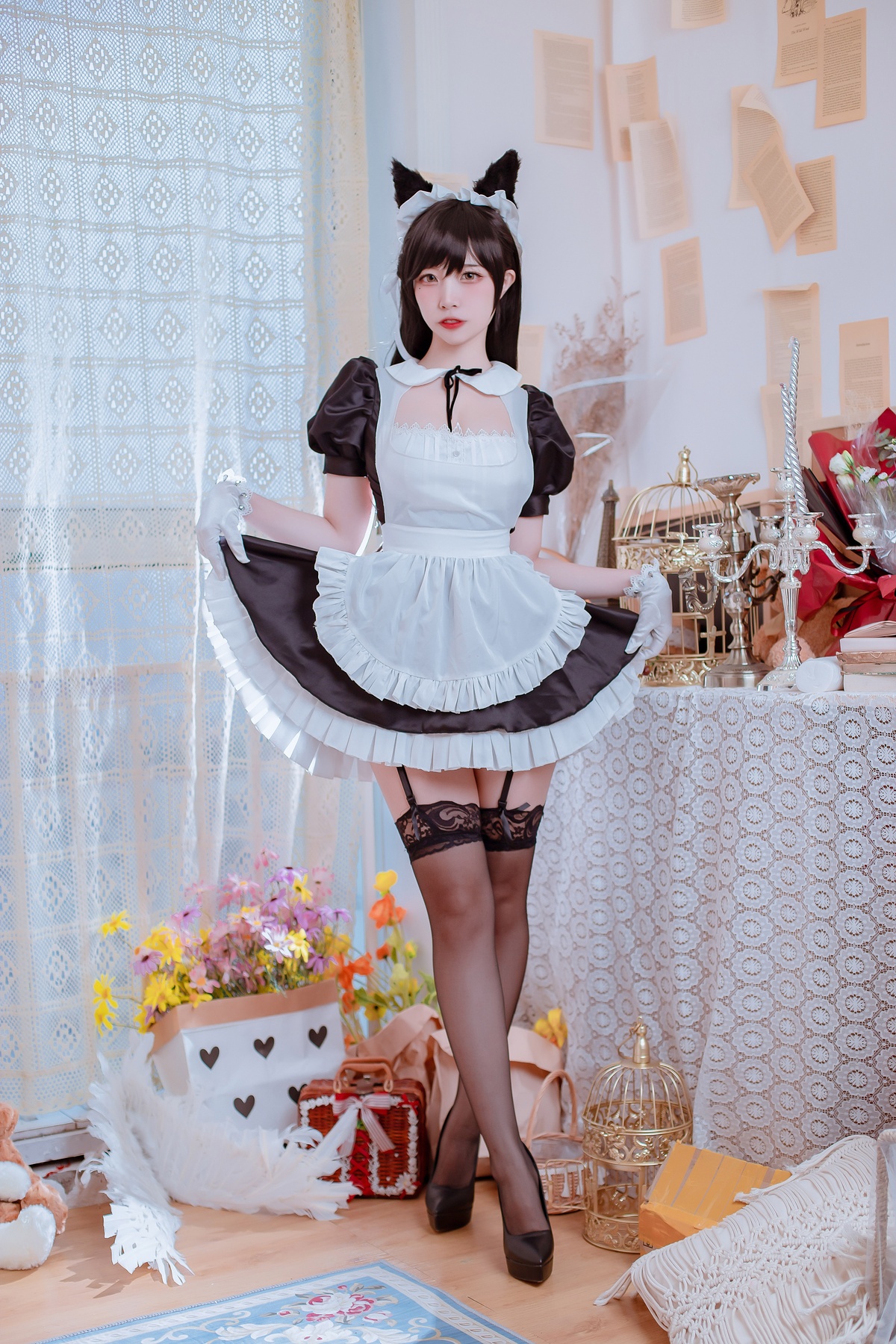 【coser】二佐Nisa-爱宕女仆-COS世界