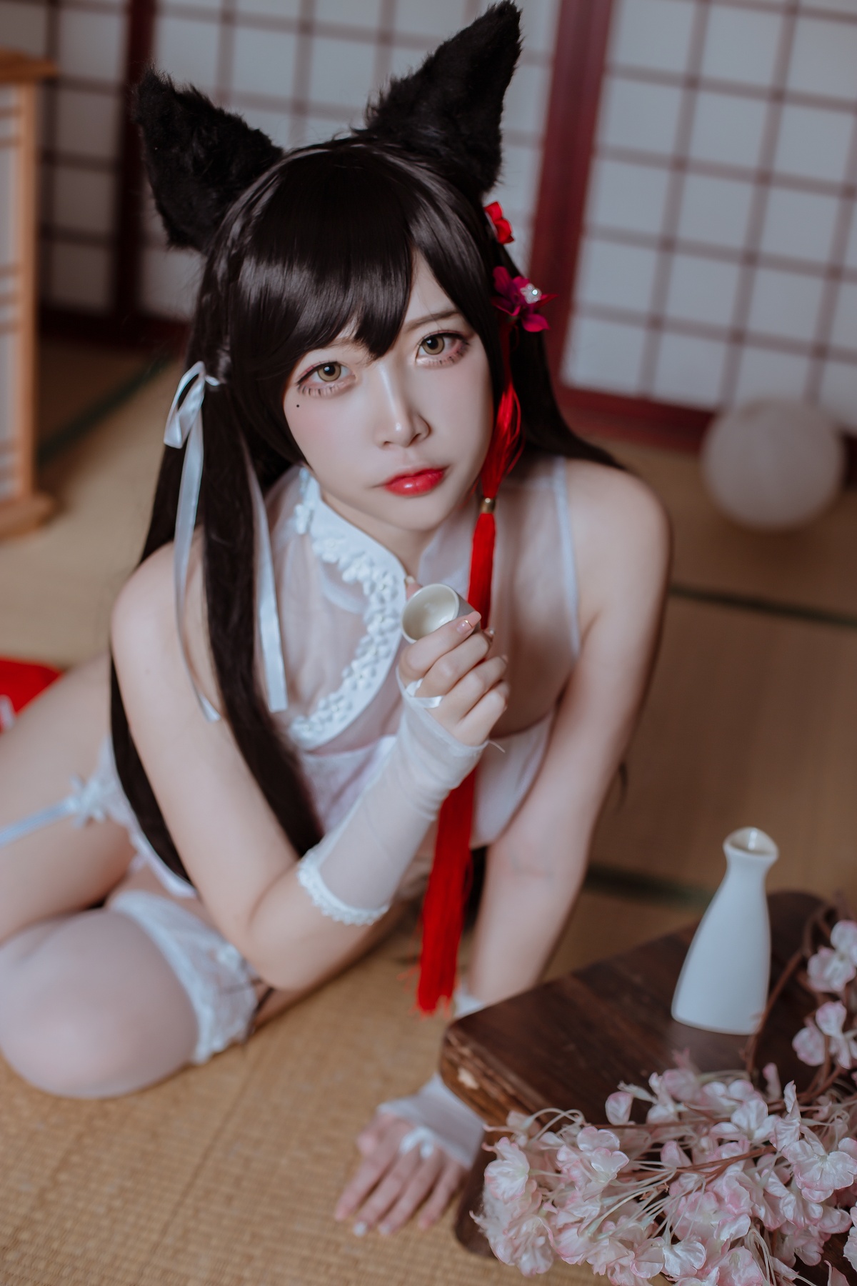 图片[2]-【coser】二佐Nisa-爱宕旗袍-COS世界