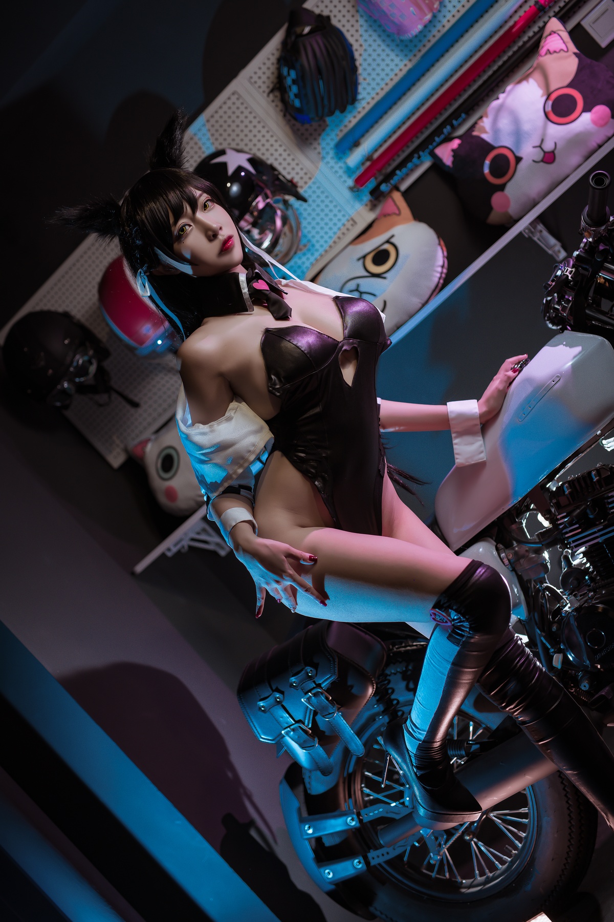 图片[2]-【coser】二佐Nisa-爱宕同人赛车-COS世界